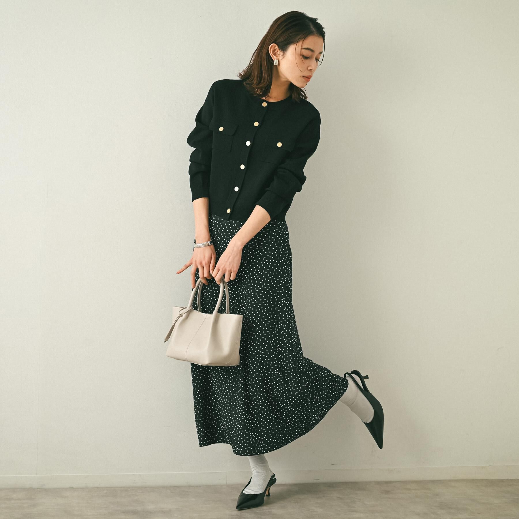 UNTITLED「ランダムドットスカート」|スカート|