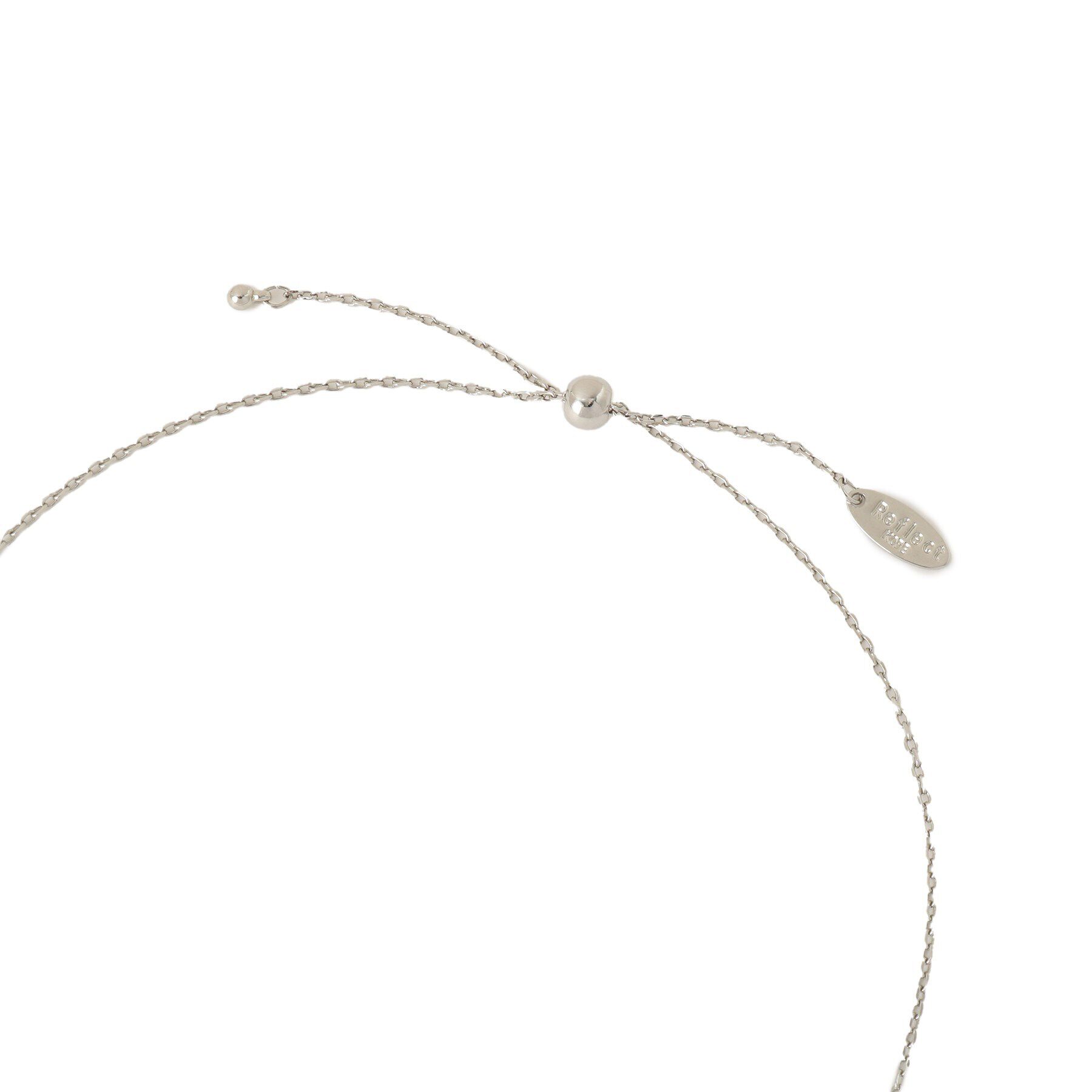 Reflect「【夏SALE／チェーン長さ調節可】エッグ型パーツネックレス」|ネックレス|