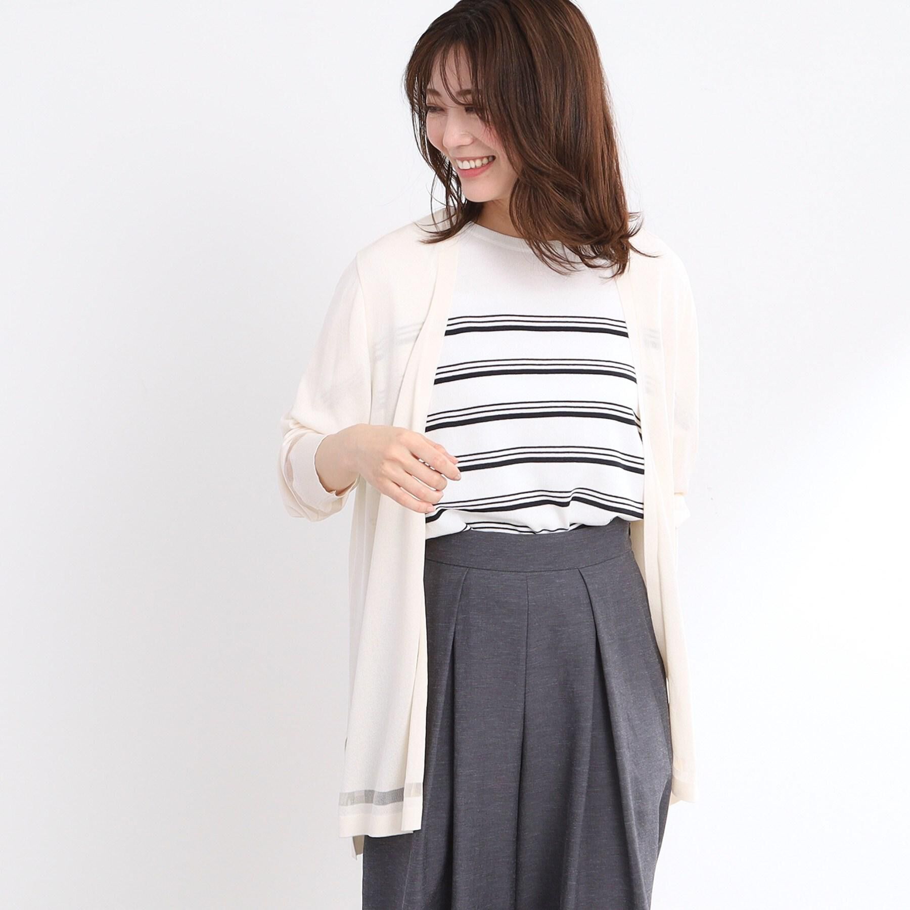 Reflect「【手洗い可】着流しカーディガン」|カーディガン|