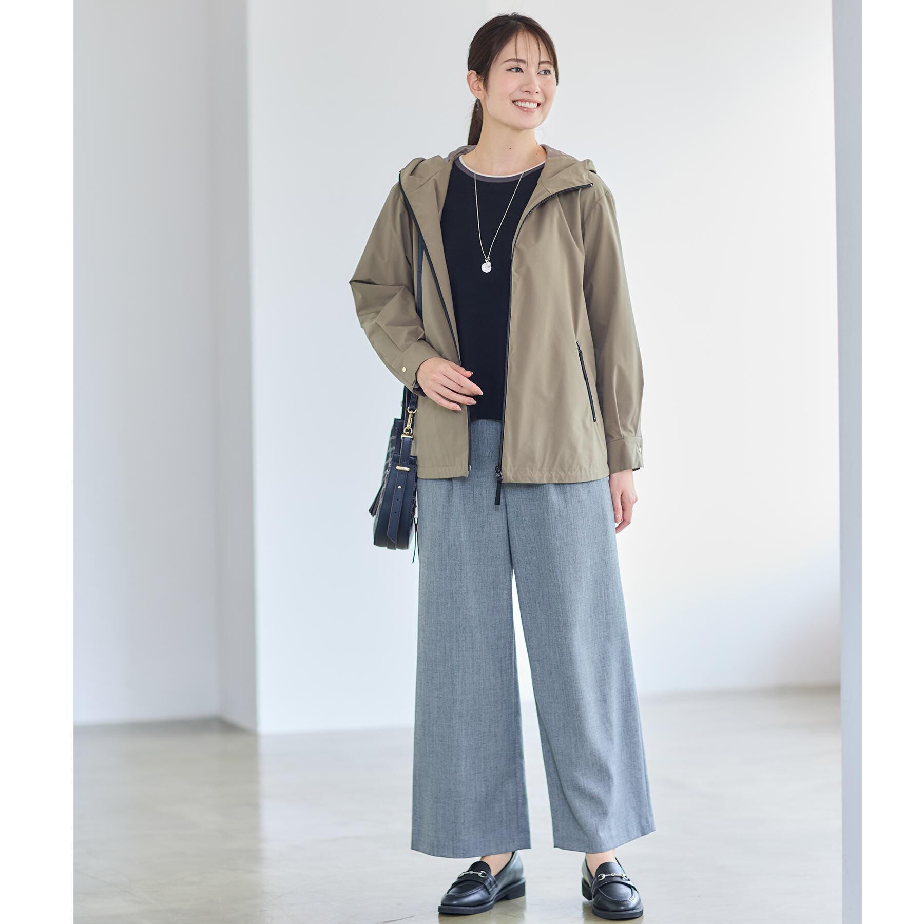 Reflect「【すっきりシルエット】ワイドクロップドパンツ」|その他|