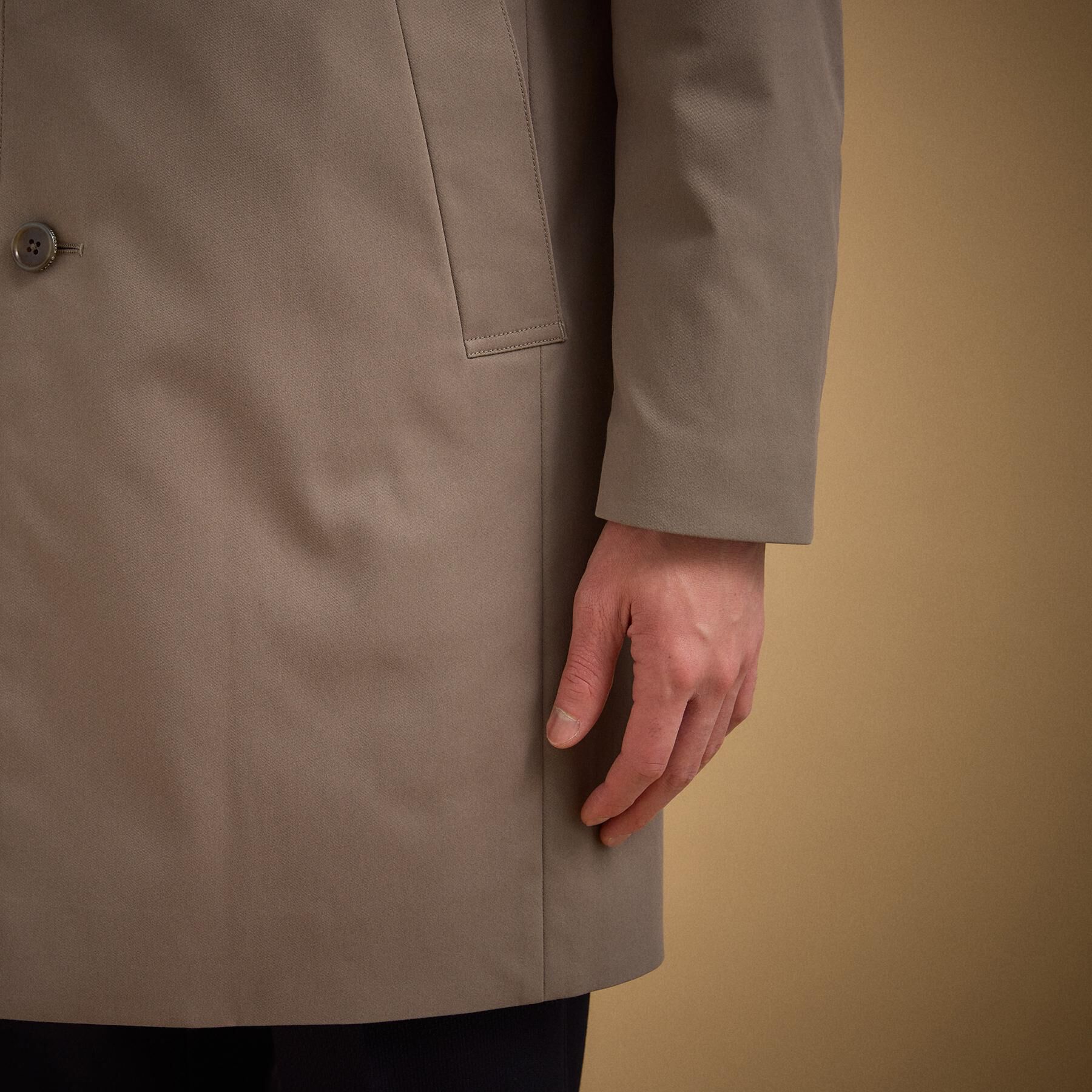 TAKEO KIKUCHI「撥水ツイル スタンドカラー コート」|その他|