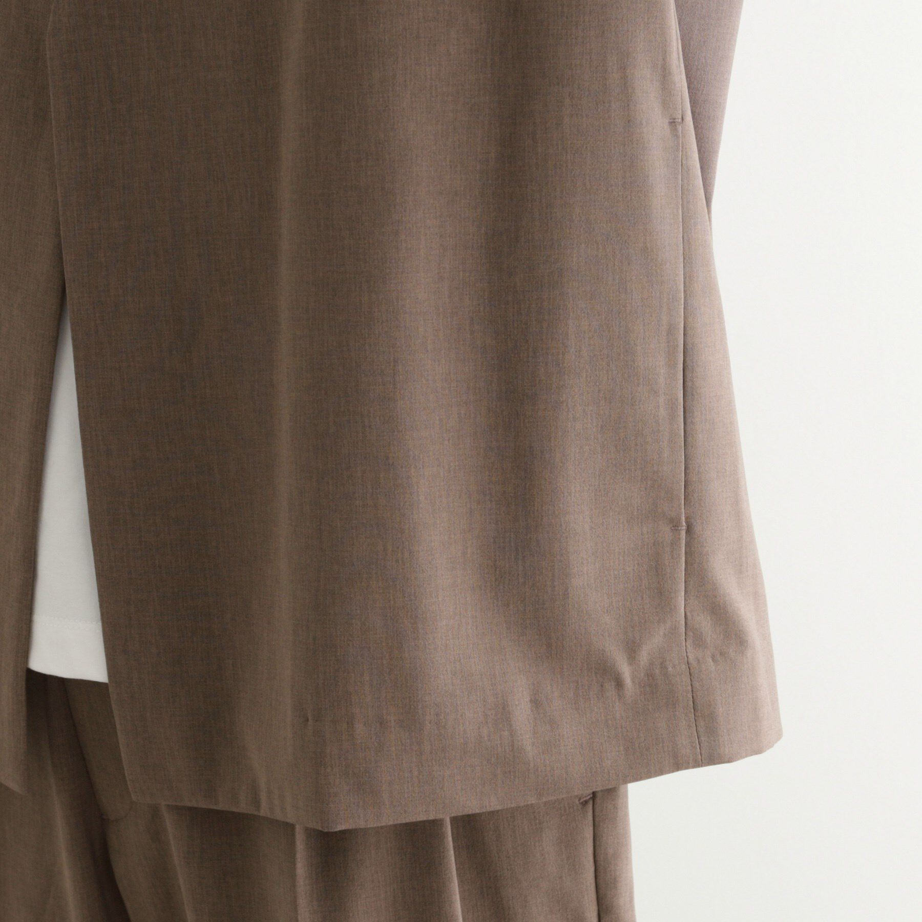 tk.TAKEO KIKUCHI「【吸水速乾】COOLMAX(R)サマーノーカラージャケット/セットアップ対応」|ノーカラージャケット|