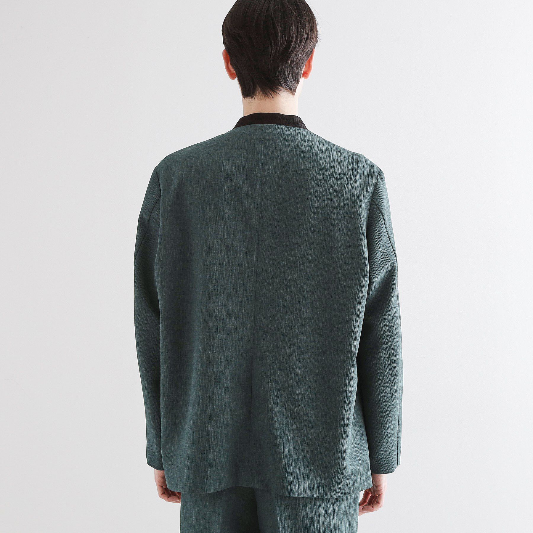 tk.TAKEO KIKUCHI「【セットアップ対応】テッククレープノーカラージャケット」|ノーカラージャケット|