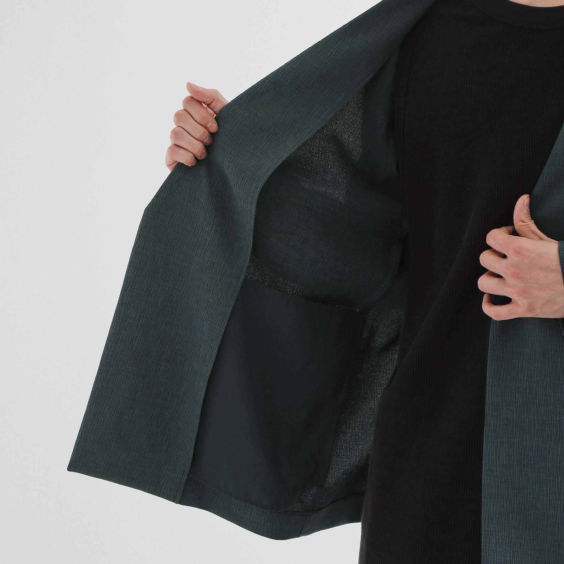 tk.TAKEO KIKUCHI「【セットアップ対応】テッククレープノーカラージャケット」|ノーカラージャケット|