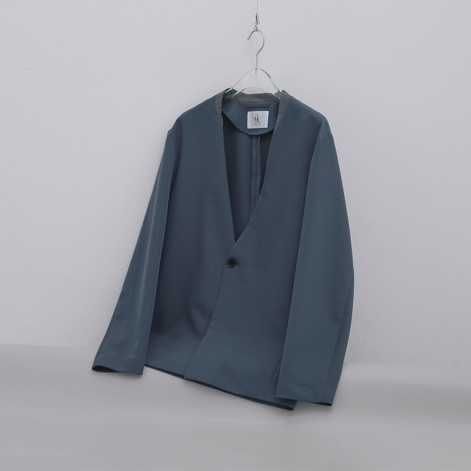 tk.TAKEO KIKUCHI「【セットアップ対応】360度ストレッチノーカラージャケット」|ノーカラージャケット|