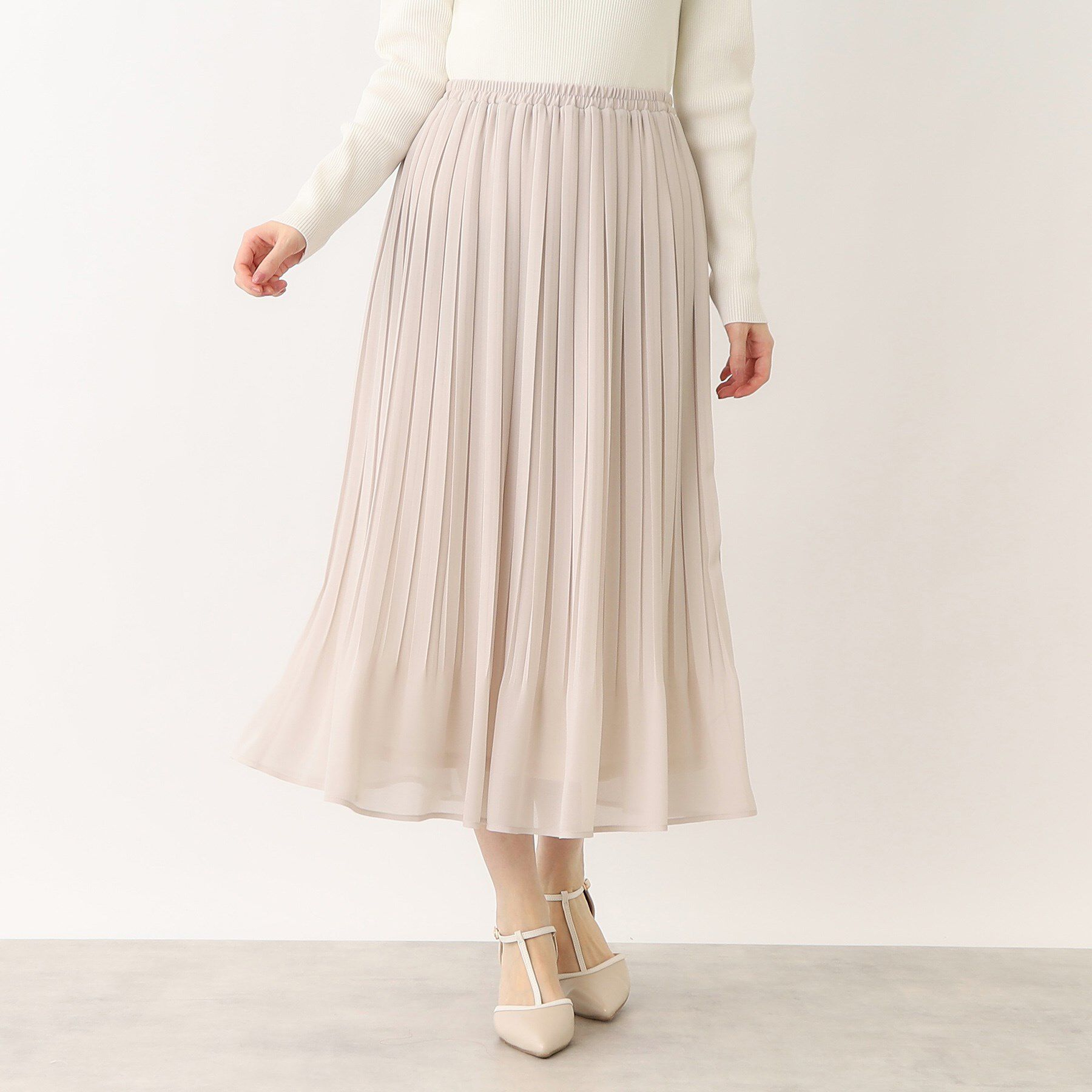 index「《新色追加》着丈が選べる！プリーツフレアスカート【イージーケア／防シワ／洗濯機洗い可】」|スカート|