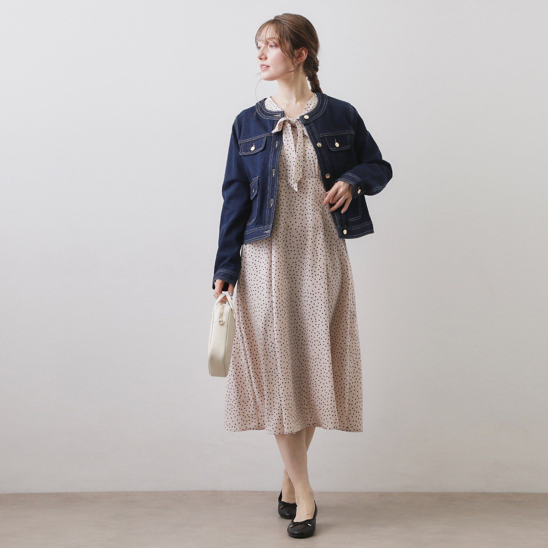 index「ミニマルノーカラーデニムジャケット【洗濯機OK】」|デニムジャケット|