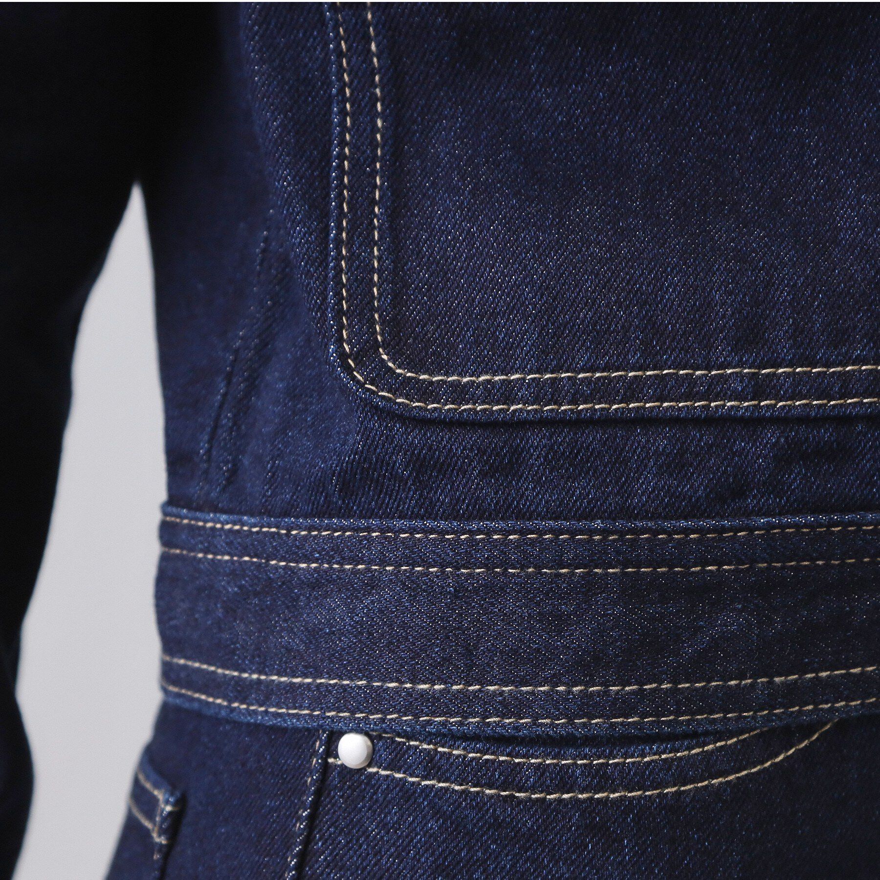 index「ミニマルノーカラーデニムジャケット【洗濯機OK】」|デニムジャケット|