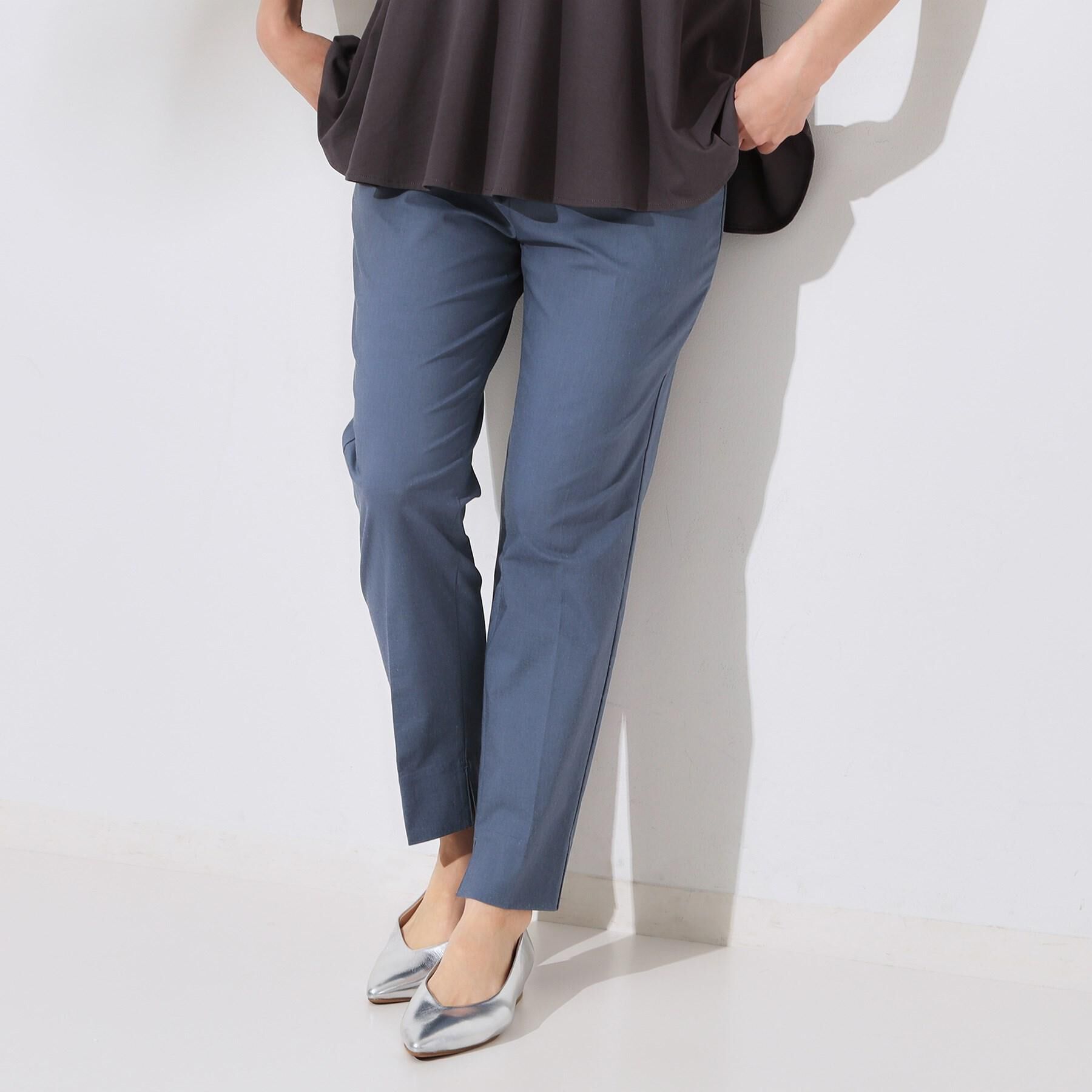 OPAQUE.CLIP「麻混ハイストレッチイージースティックパンツ【洗濯機洗い可】」|その他|