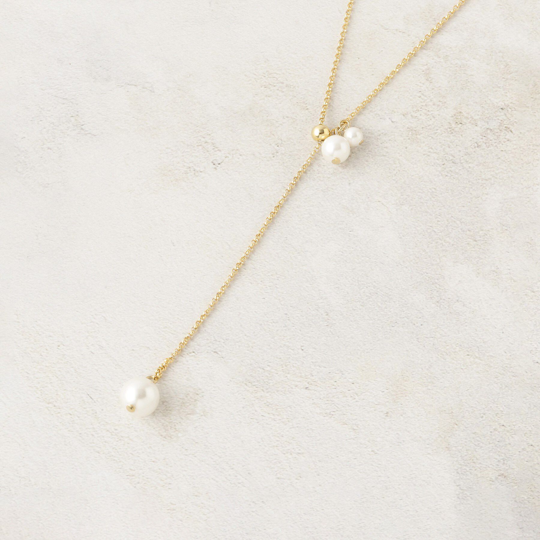 OPAQUE.CLIP「フェイクパールスライドネックレス」|ネックレス|