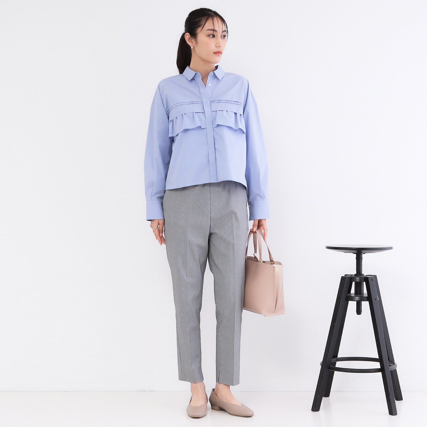 OPAQUE.CLIP「ハイストレッチイージースティックパンツ【洗濯機洗い可】」|その他|