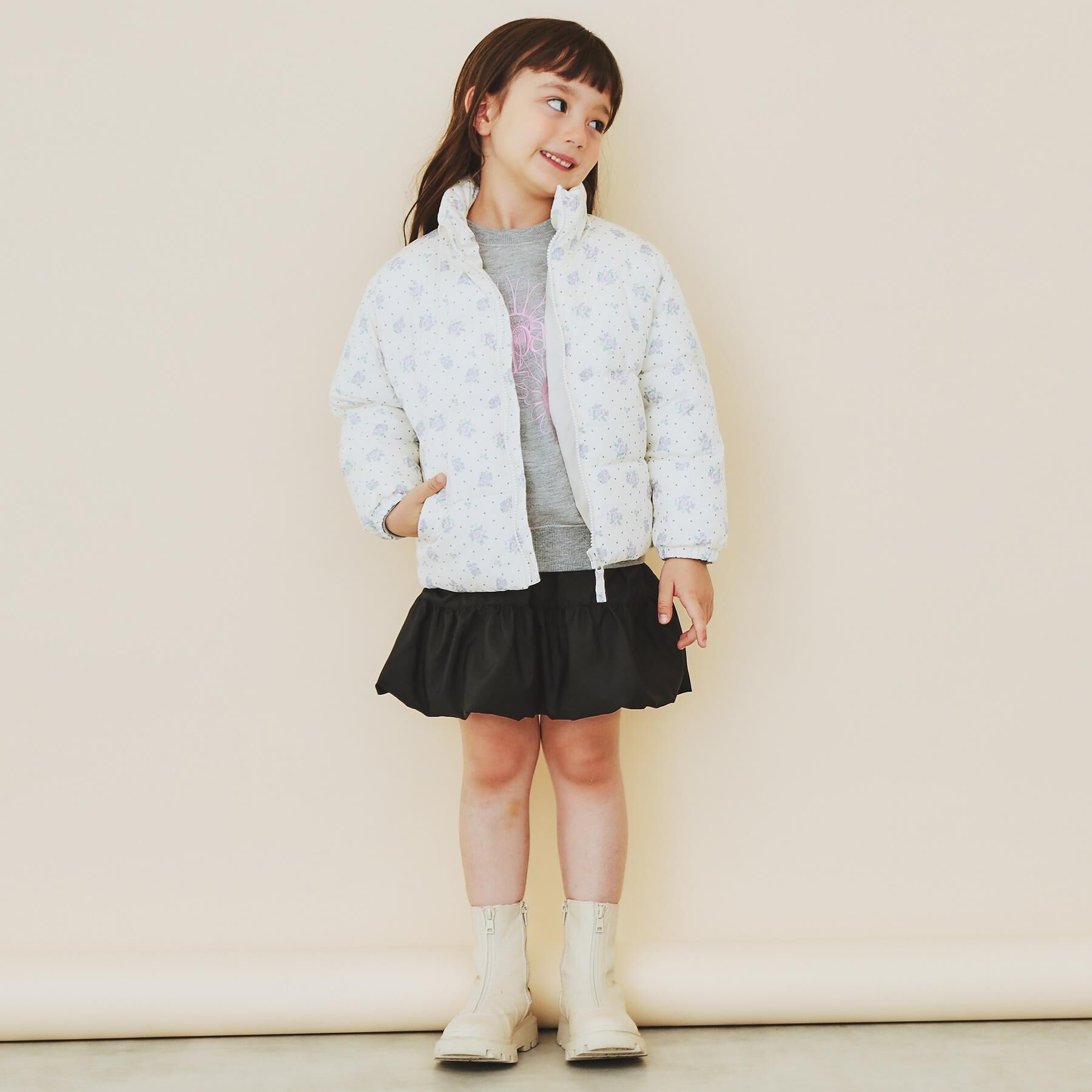 THE SHOP TK「【110-160】スタンドネック中綿ブルゾン」|ブルゾン・スタジャン|