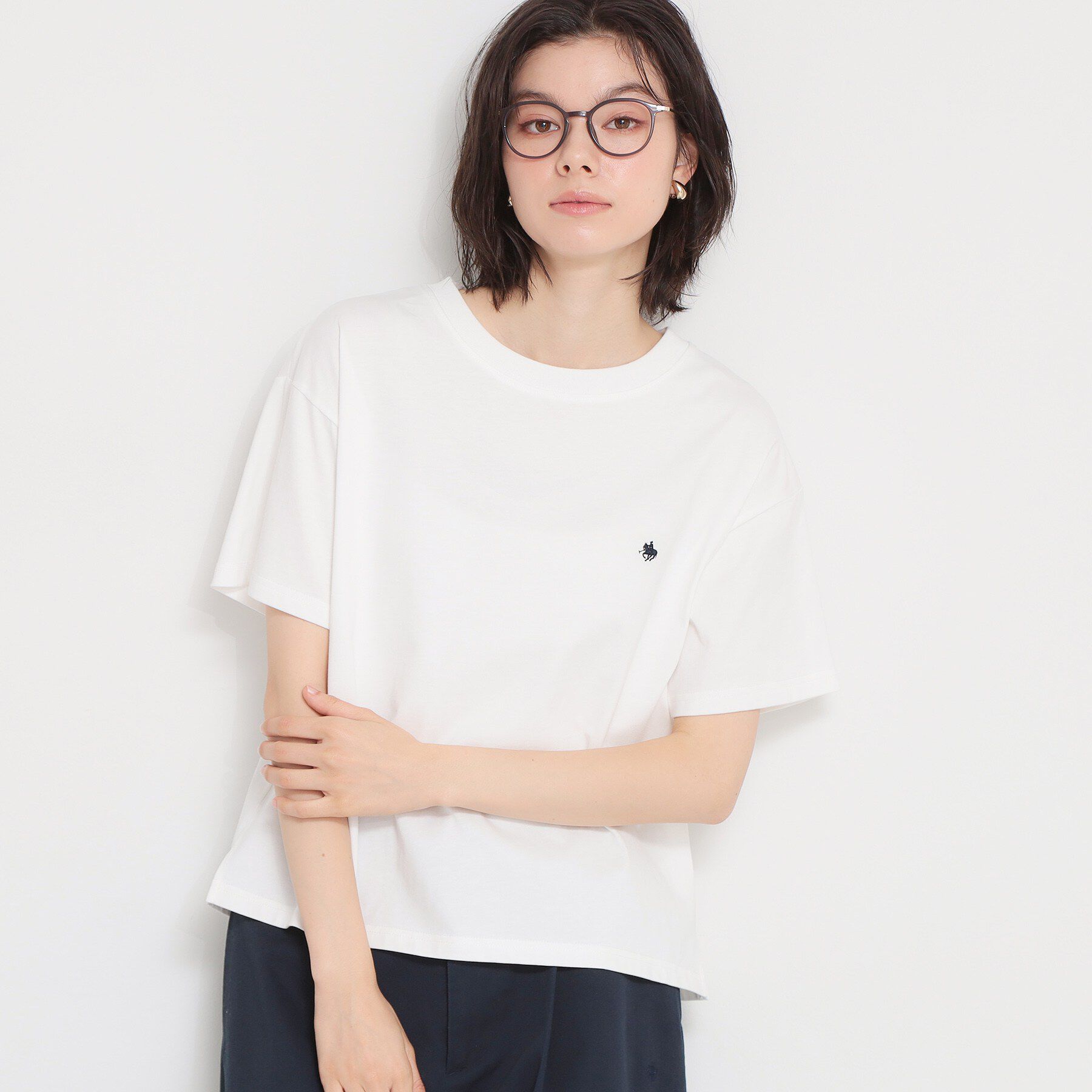 THE SHOP TK「【POLO BCS 別注】ワンポイント刺繍T」|Tシャツ・カットソー|