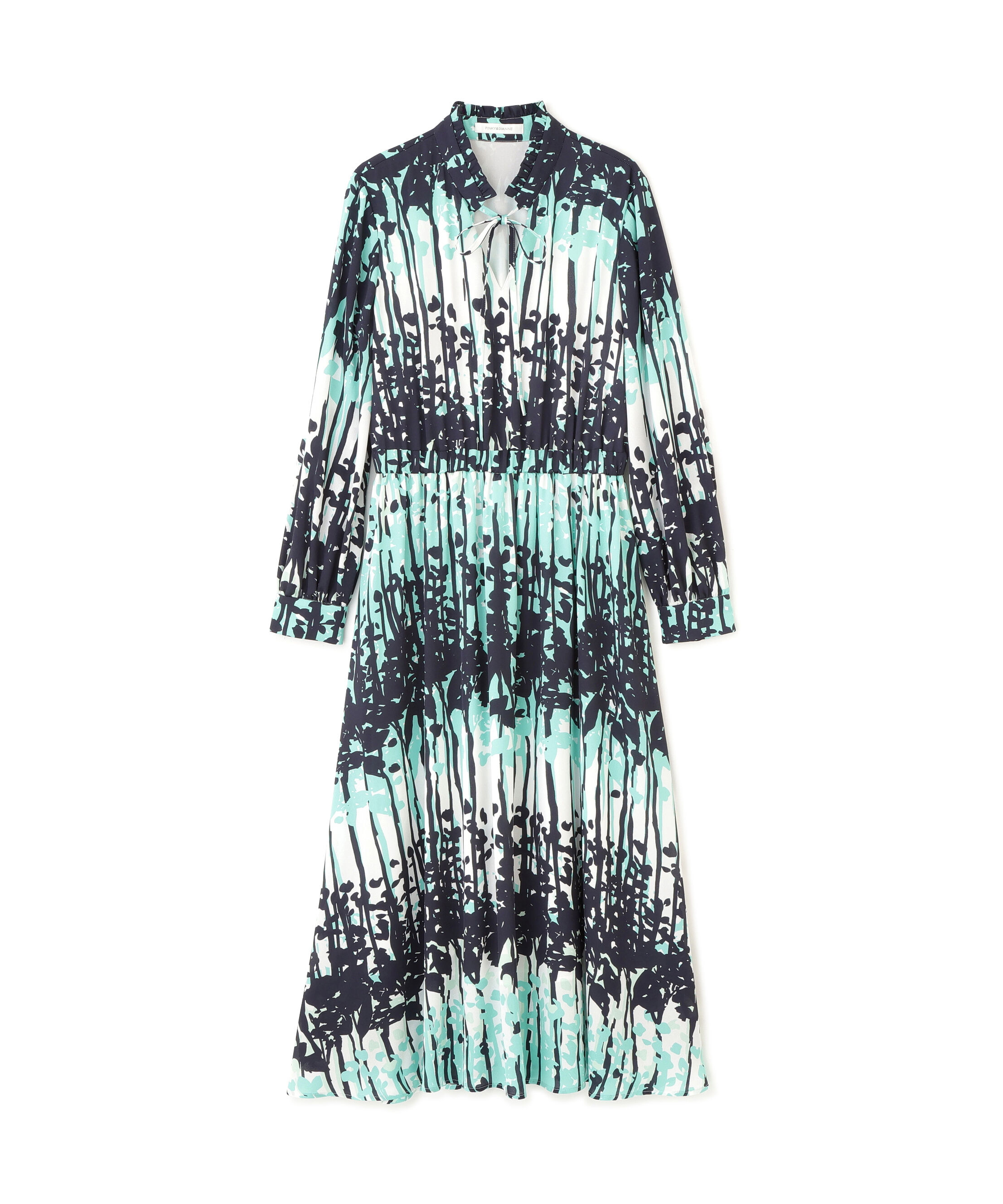  「インクフォレストプリントワンピース」|ワンピース|