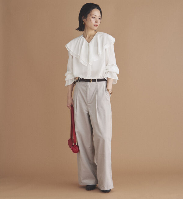 Doux archives「キャンディースリーブフリルブラウス」|シャツ・ブラウス|