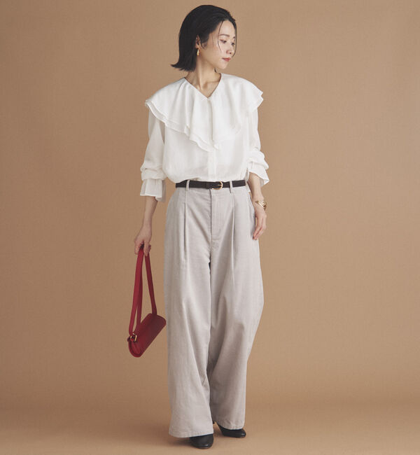 Doux archives「キャンディースリーブフリルブラウス」|シャツ・ブラウス|