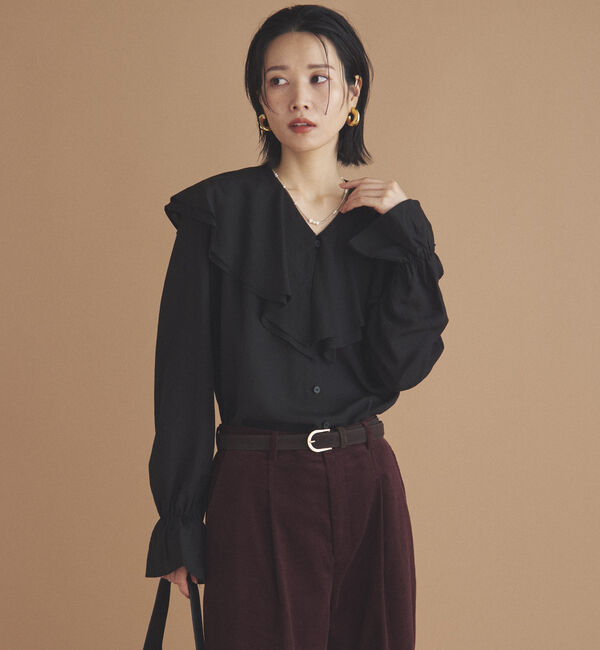 Doux archives「キャンディースリーブフリルブラウス」|シャツ・ブラウス|
