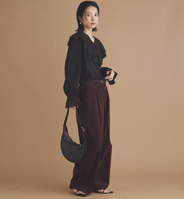 Doux archives「キャンディースリーブフリルブラウス」|シャツ・ブラウス|