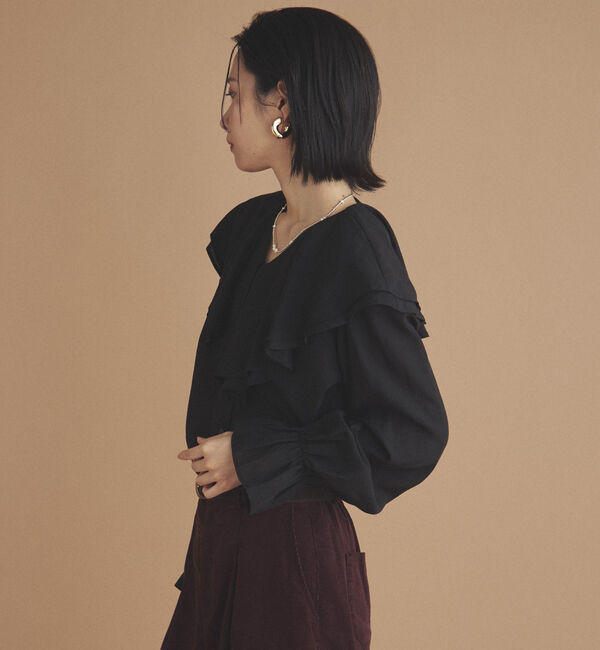 Doux archives「キャンディースリーブフリルブラウス」|シャツ・ブラウス|