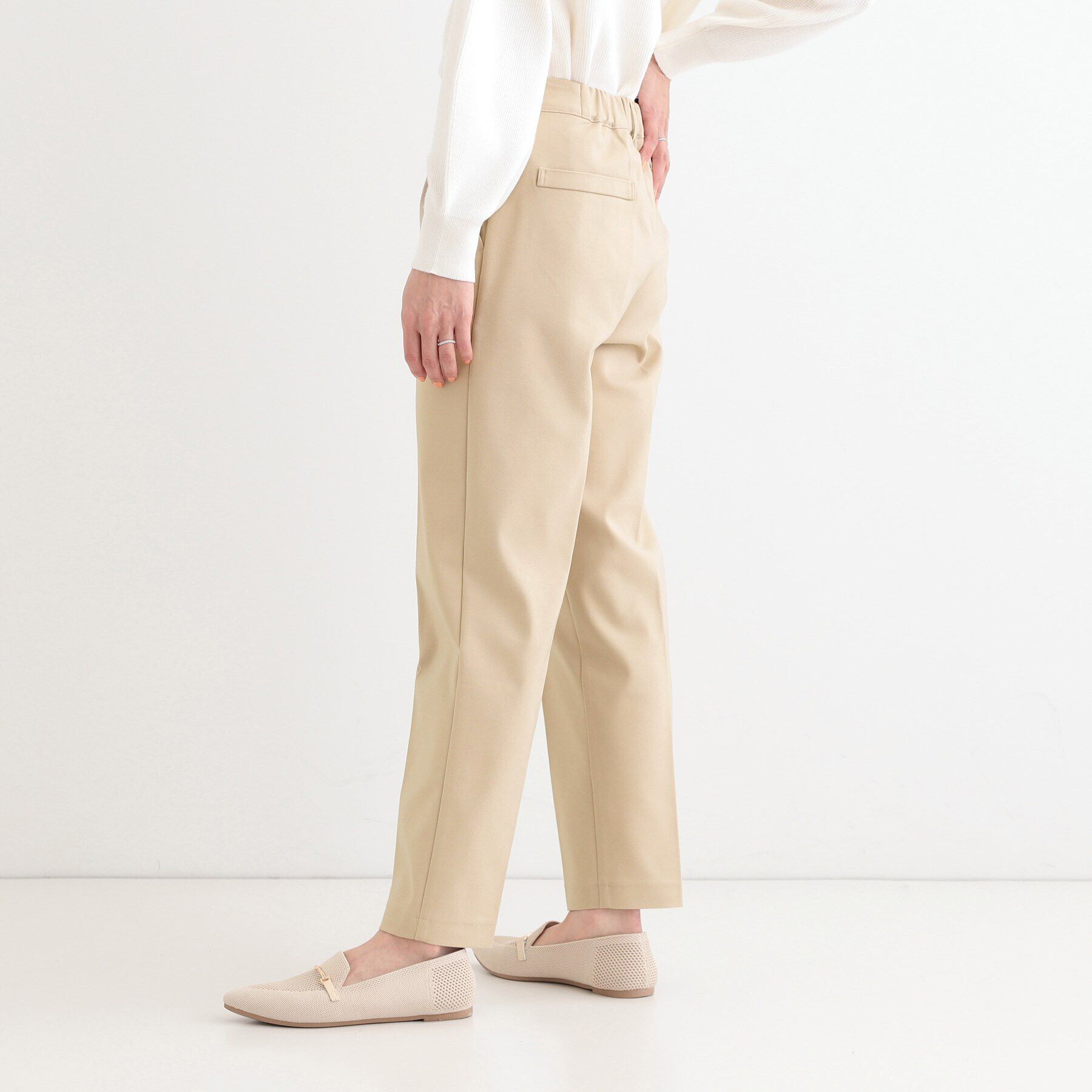 SHOO･LA･RUE「【高レビュー/洗える/美脚シルエット】ソフトスティックパンツ」|その他|