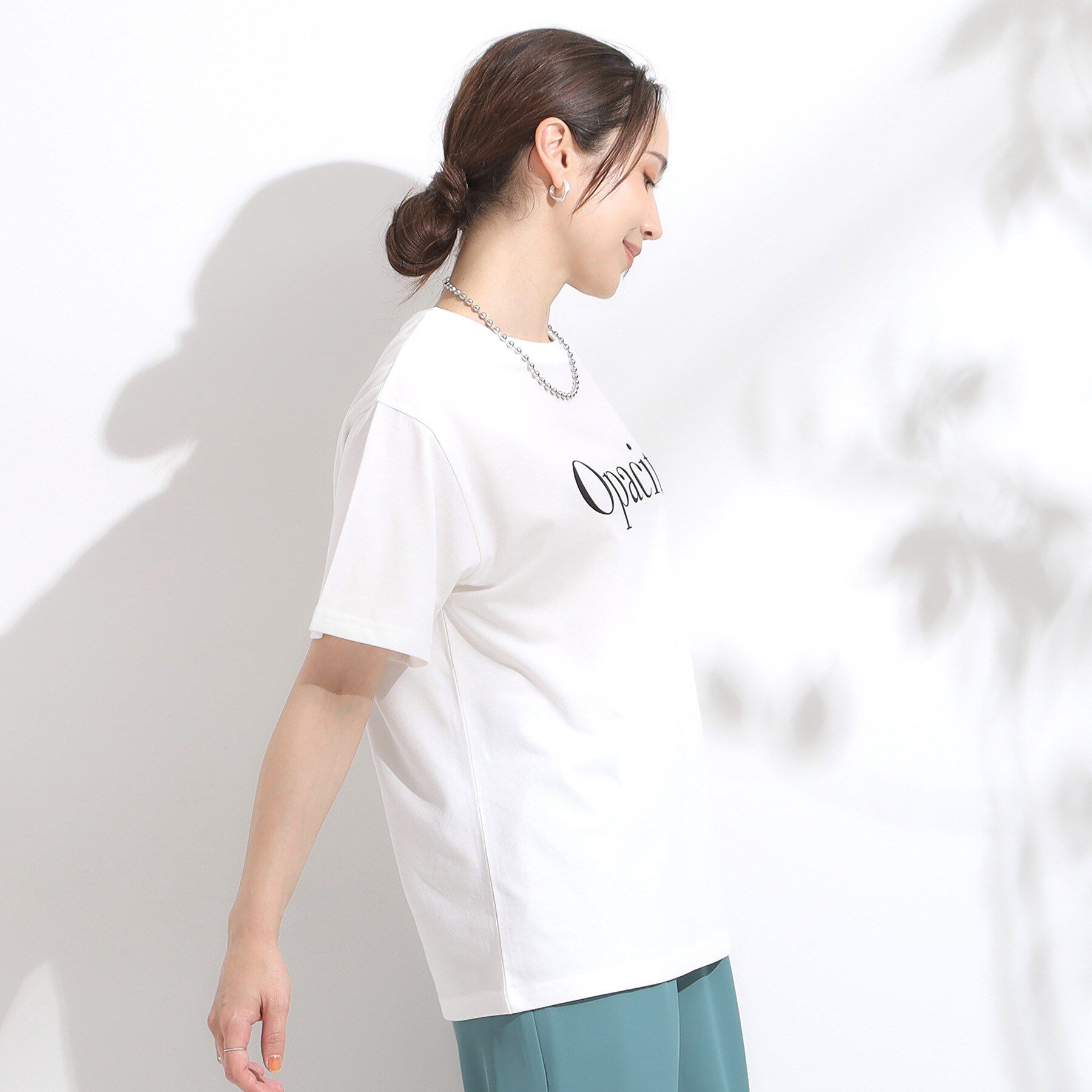 SHOO･LA･RUE「【洗える/S-LL/ひんやり/UV】選べる6柄 プリントTシャツ」|Tシャツ・カットソー|