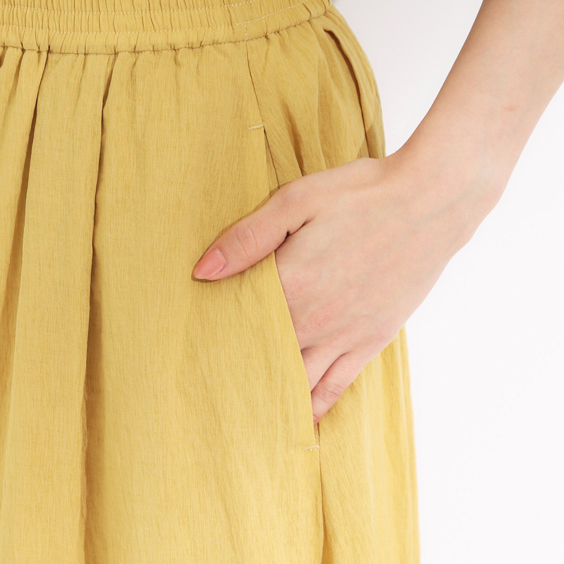 SHOO･LA･RUE「【S-LL/裏地ひんやり】エアリーで涼やか 大人のシアースカーチョ」|その他|