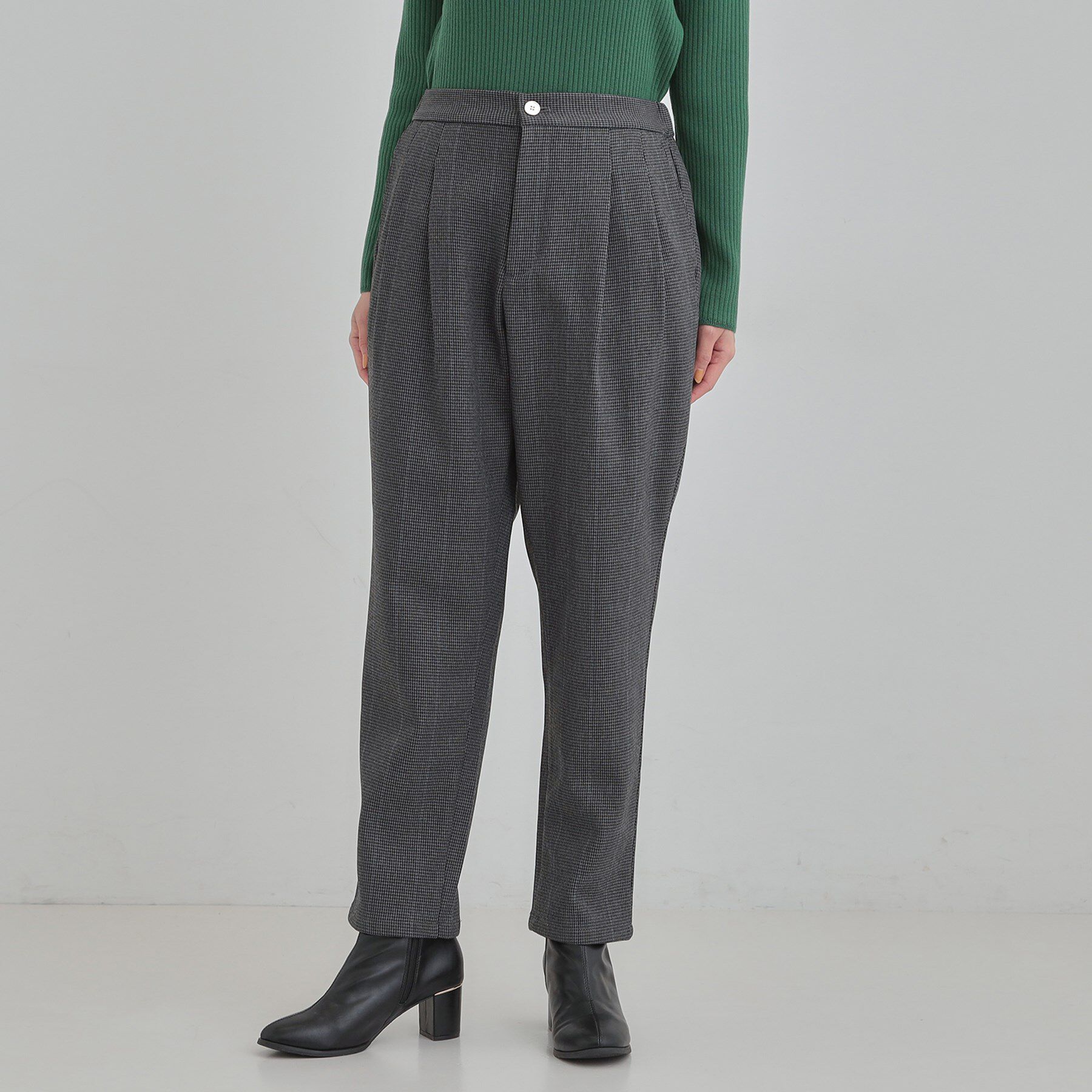 SHOO･LA･RUE「【あったか】ウールフィール 裏起毛テーパードパンツ」|その他|