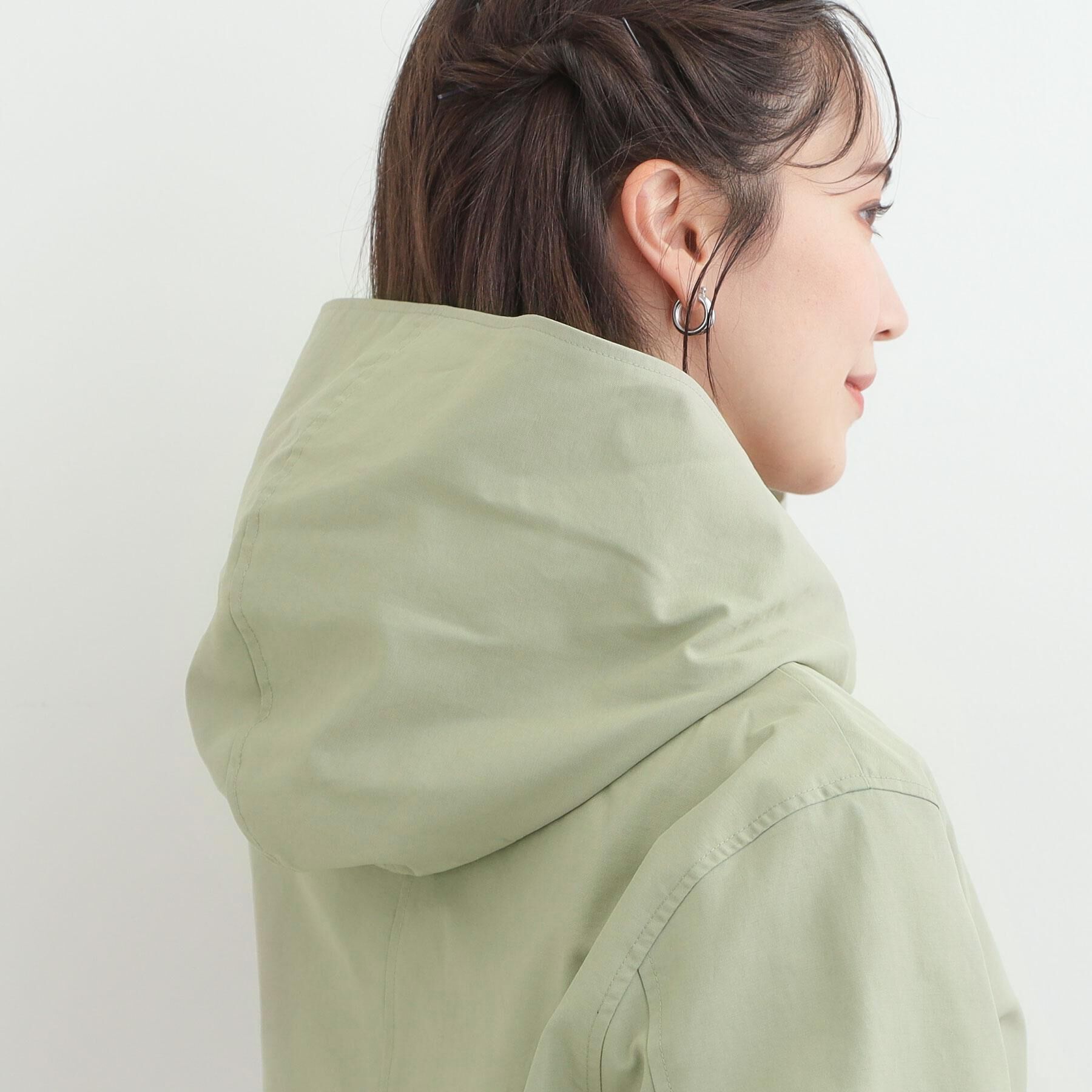 SHOO･LA･RUE「【防花粉/S-LL】ゆったり着られる テントフーディージャケット」|その他|