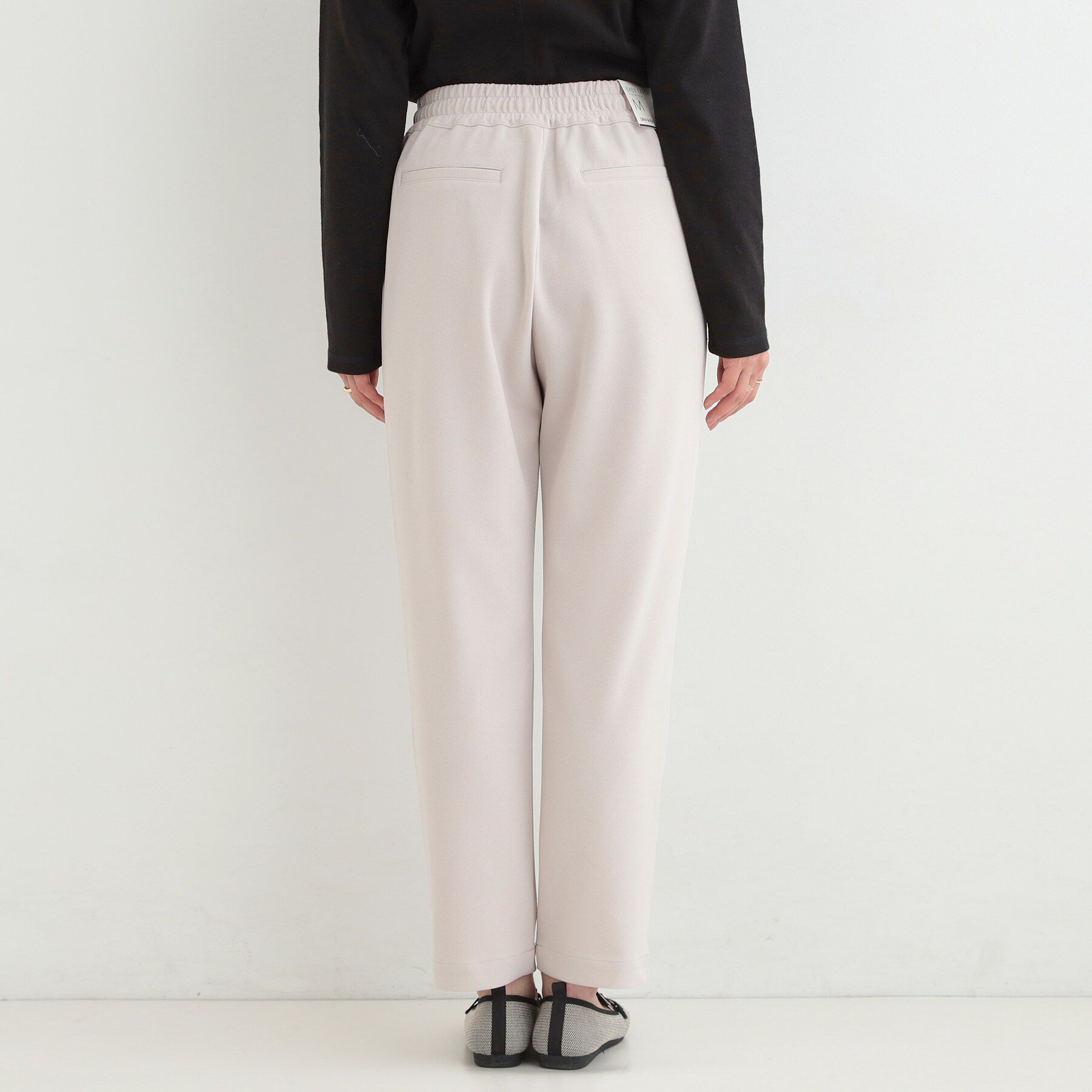 SHOO･LA･RUE「【SS-LL/洗濯後しわになりにくい】スマートに見えるイージーテーパードパンツ」|その他|