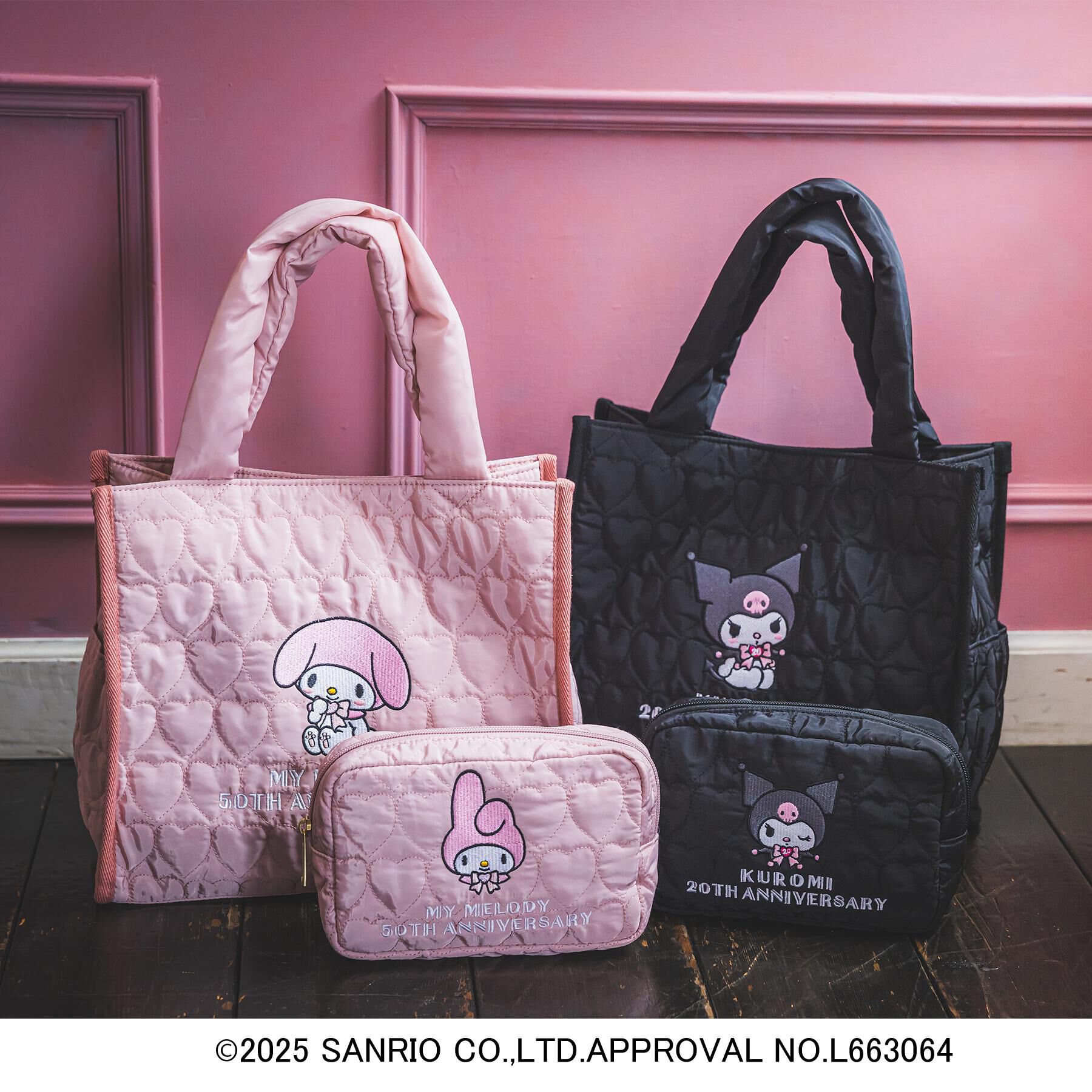 ITS&rsquo;DEMO「＜マイメロディ・クロミ&times;イッツデモ＞コラボポーチ」|ポーチ|