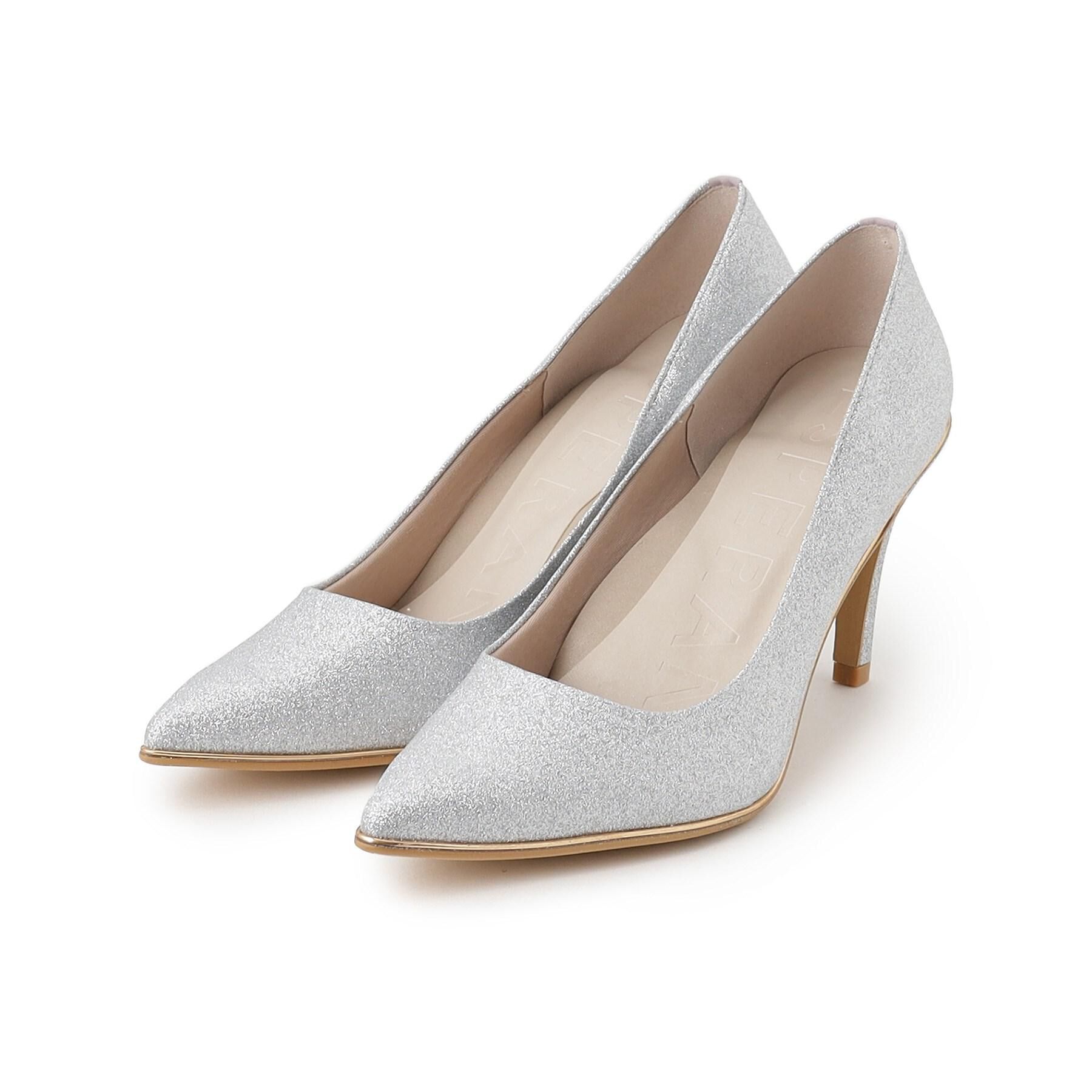 ESPERANZA「【12時間パンプス】約8.5㎝／ラメ素材　歩きやすくて疲れにくい」|パンプス|