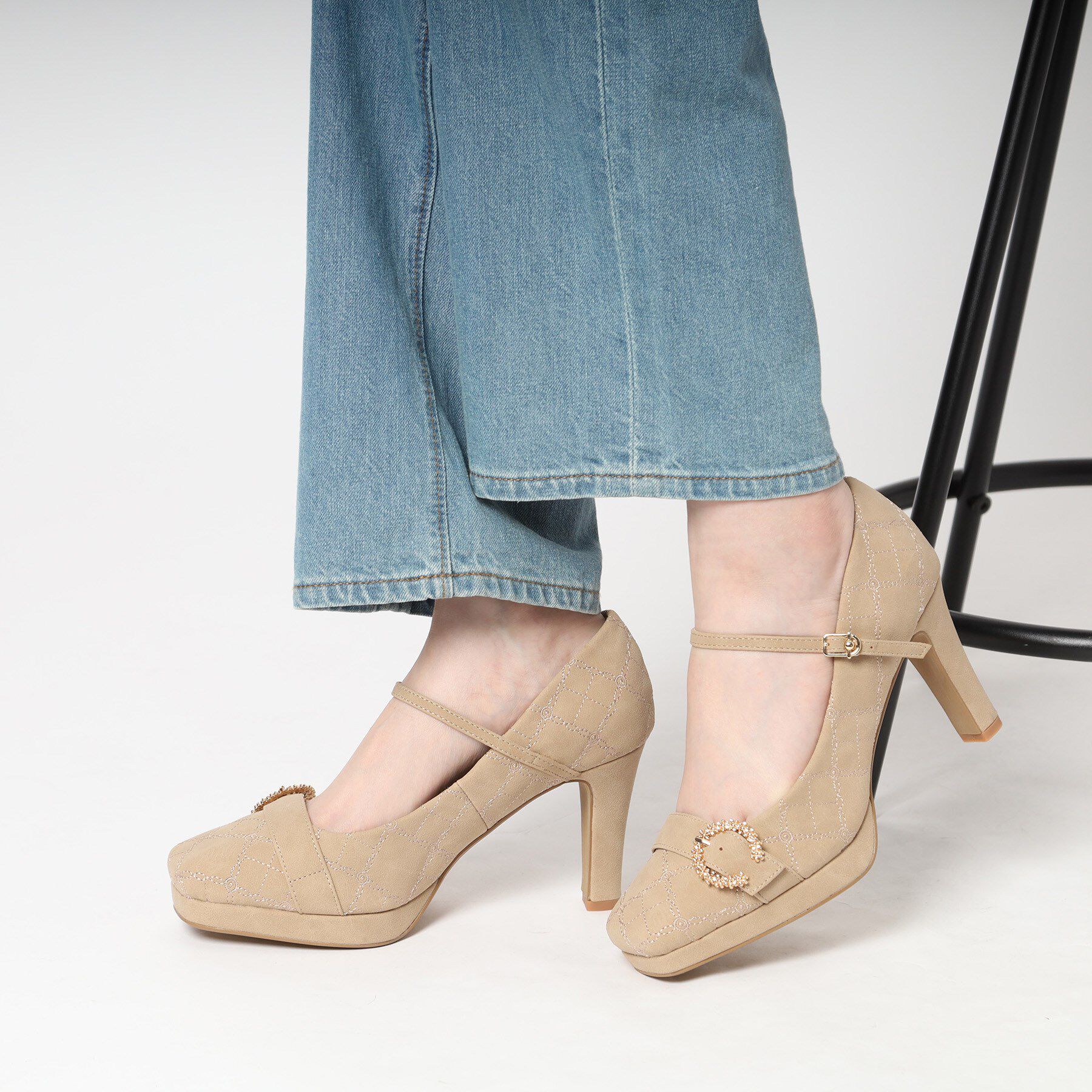 ESPERANZA「《先行予約》オリジナルキルティングパンプス」|パンプス|