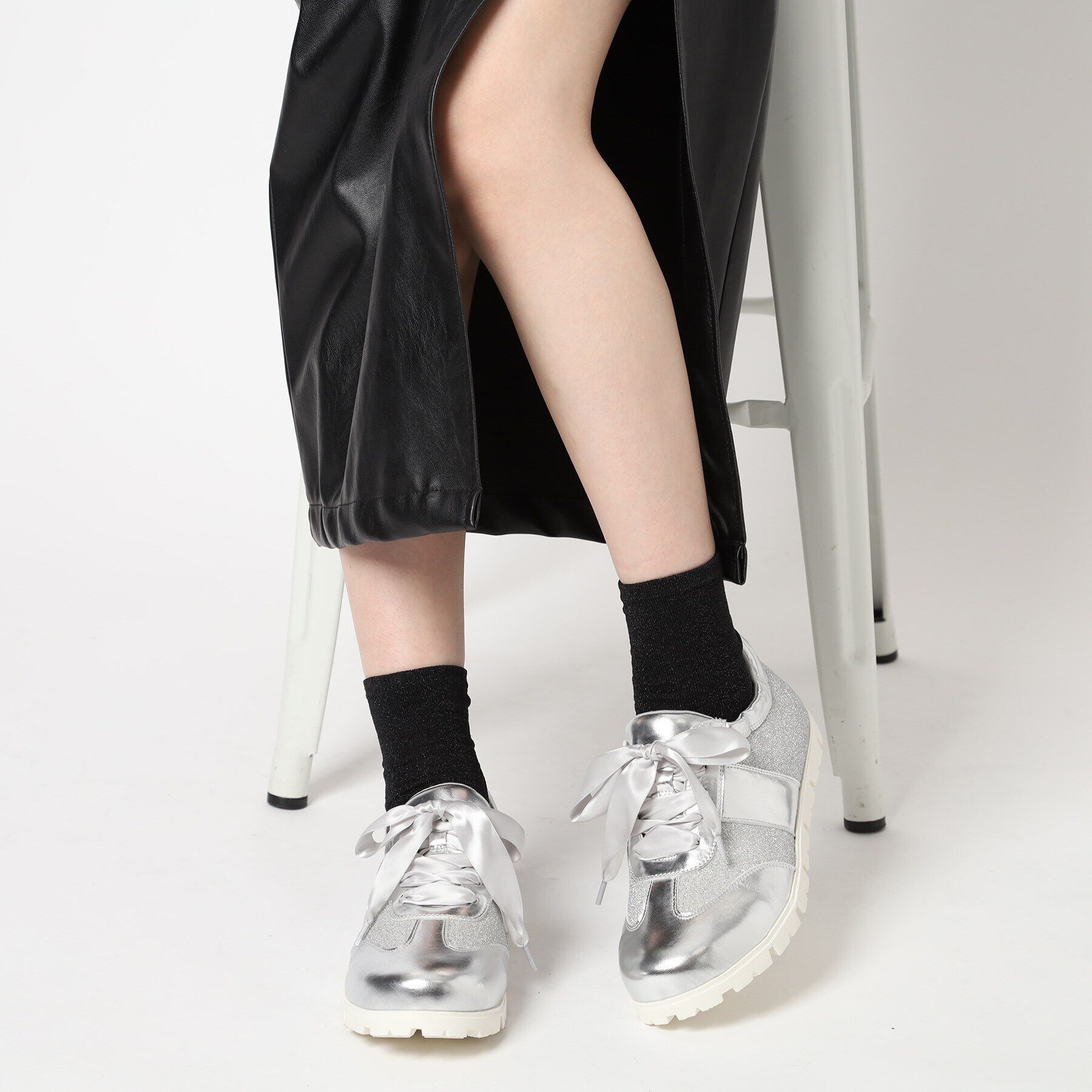 ESPERANZA「サテンリボン2WAYスニーカー」|スニーカー|