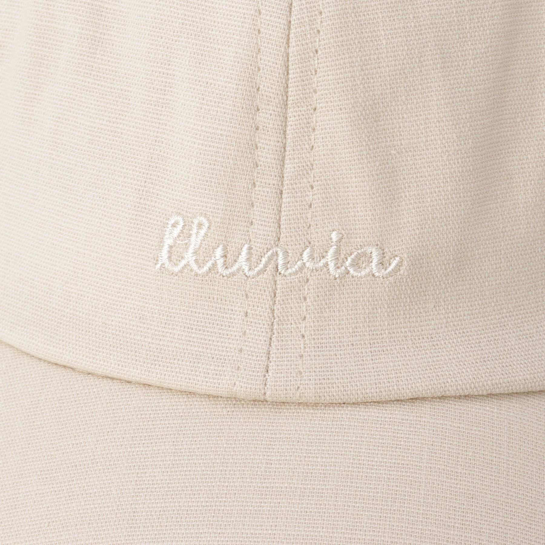 Grandedge「リネンライクロゴキャップ」|キャップ・キャスケット|