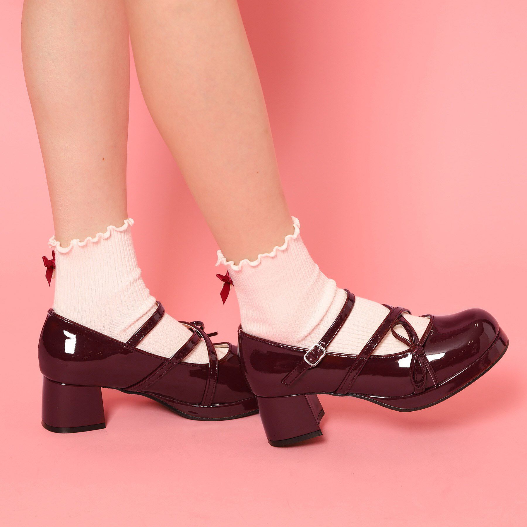 csT&P「バレエコアリボン付きパンプス」|パンプス|