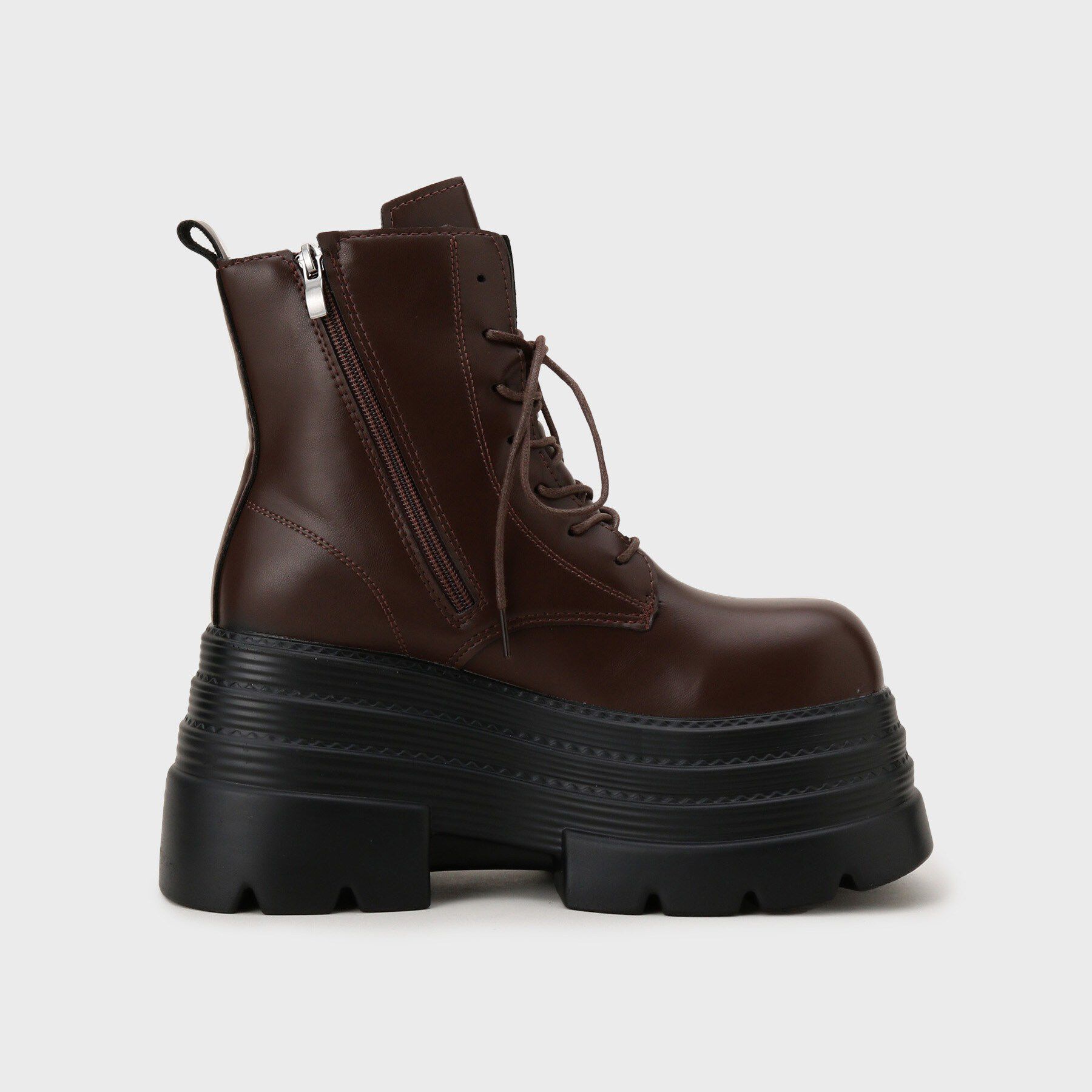 csT&P「厚底レースアップ」|ショートブーツ|