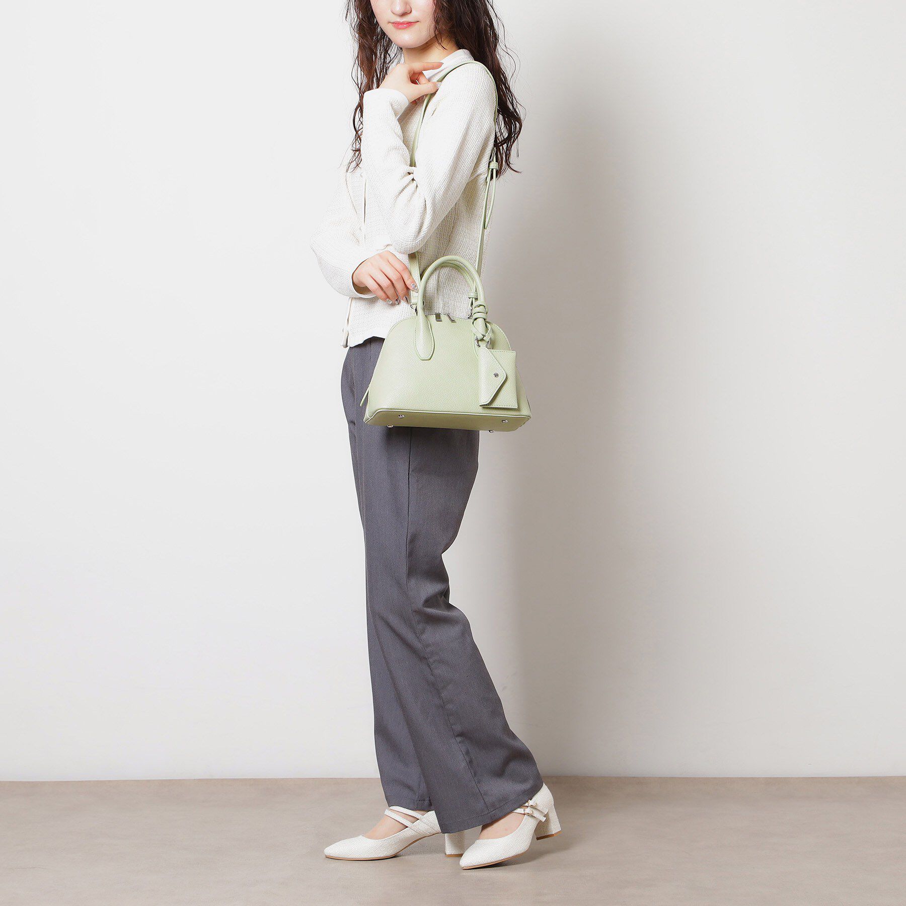 ESPERANZA「ポーチ付きシェル型ボストンバッグ」|ショルダー・メッセンジャー|