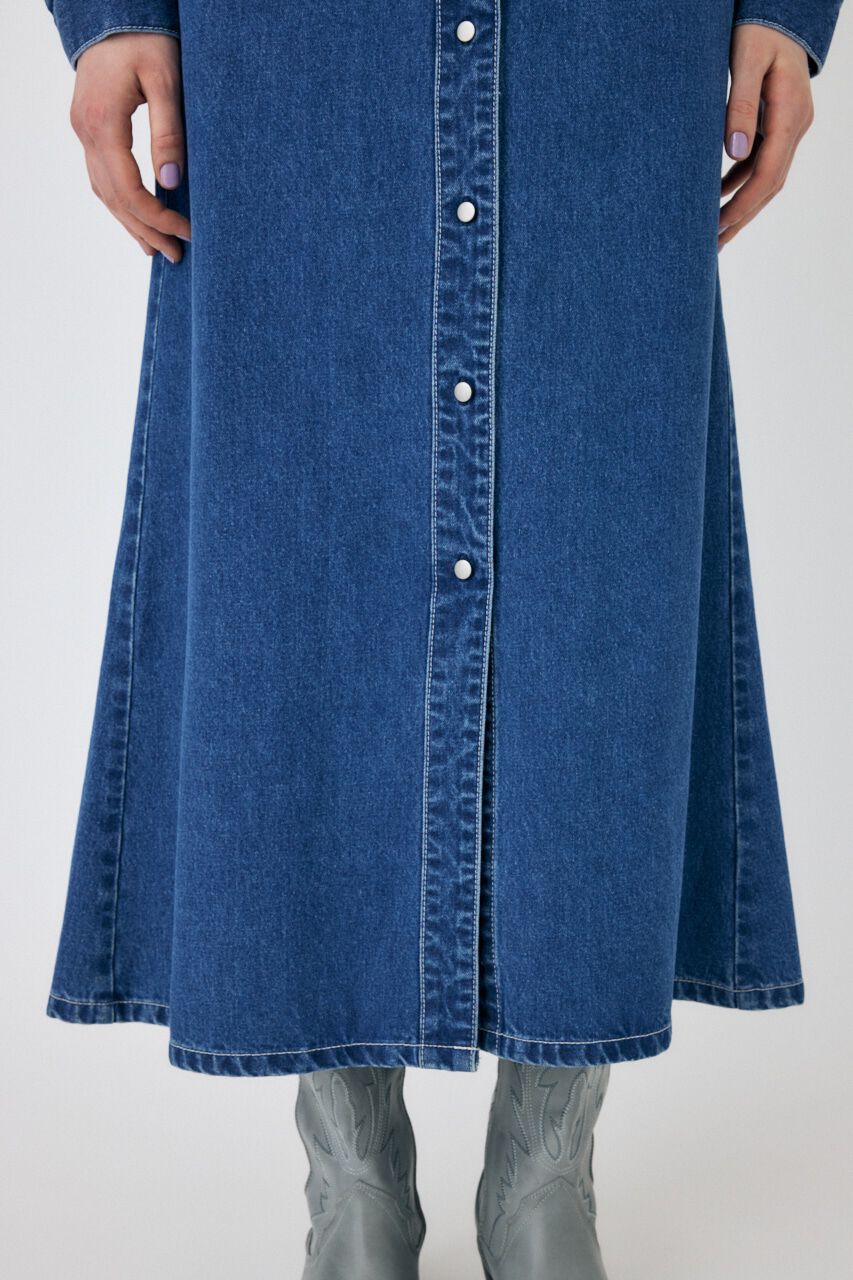 MOUSSY「DENIM SHIRT ドレス」|ワンピース|