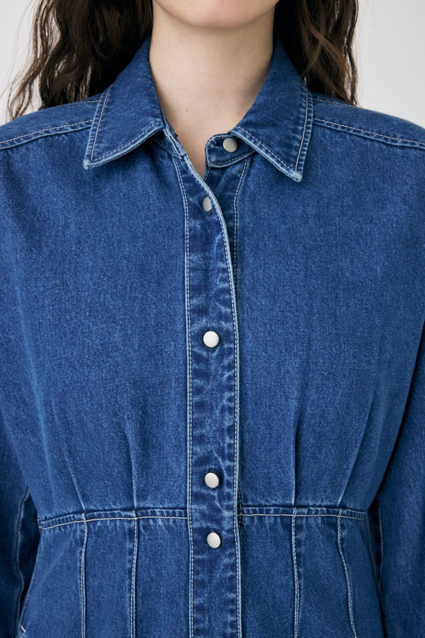 MOUSSY「DENIM SHIRT ドレス」|ワンピース|
