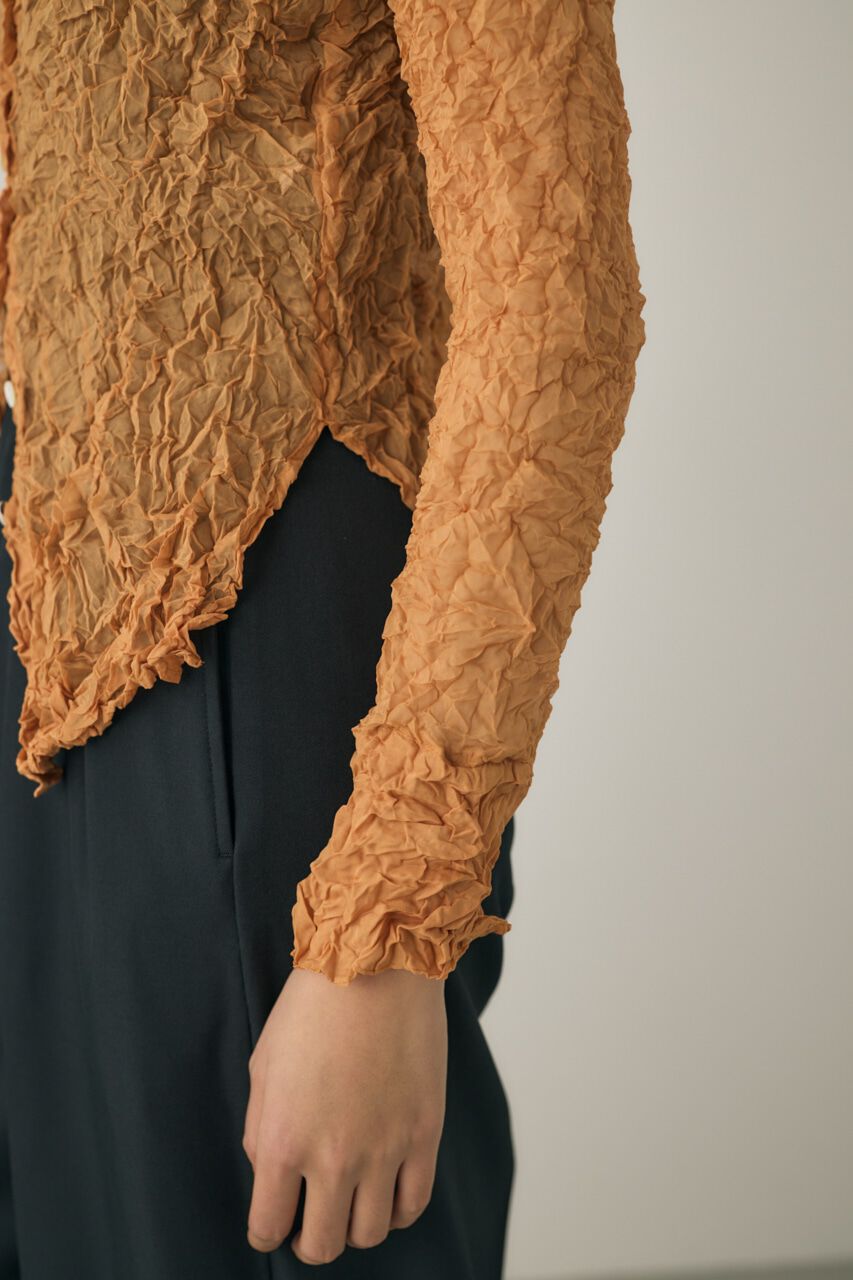 MOUSSY「リンクル２WAYシャツ　リサイクルポリエステル使用」|シャツ・ブラウス|