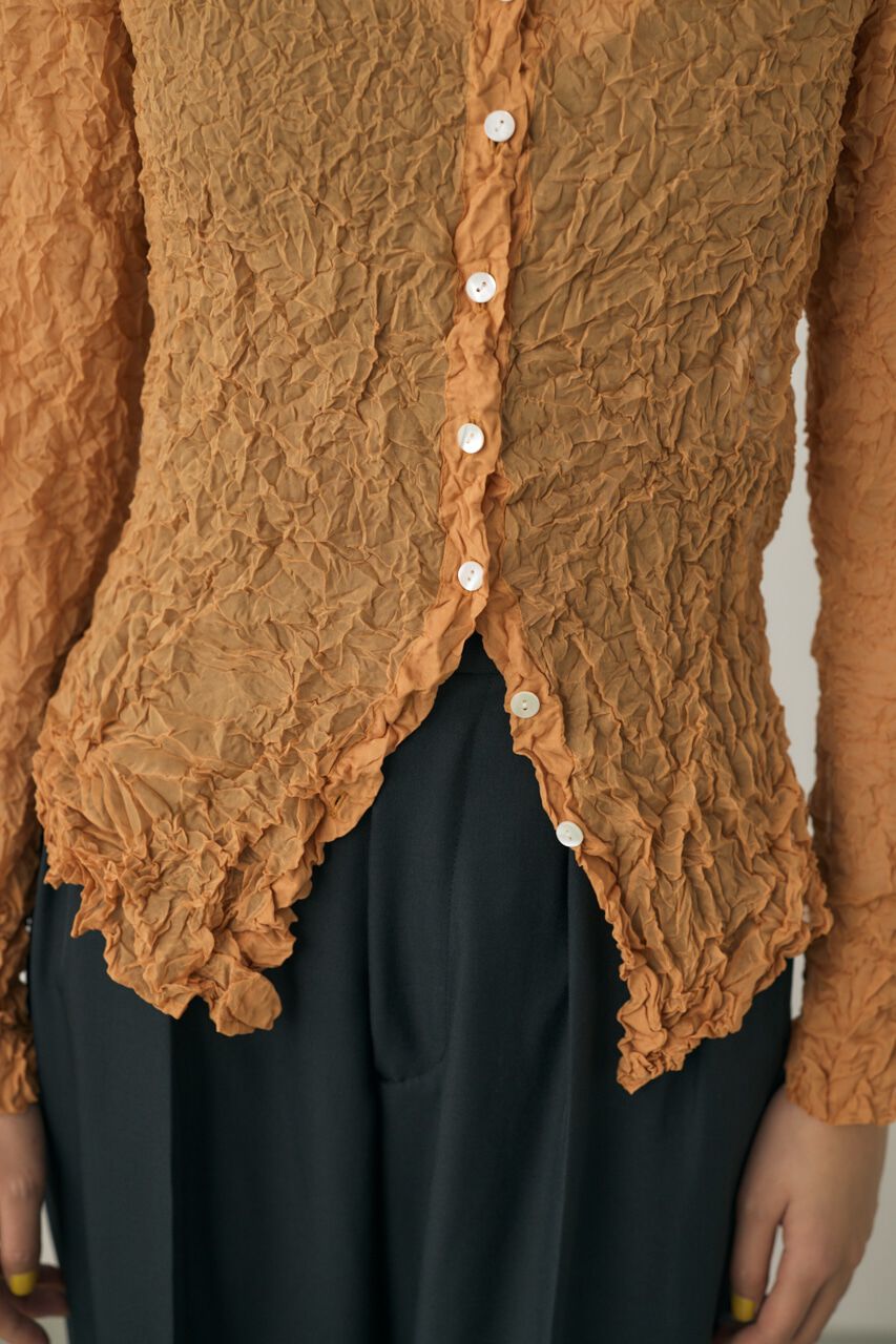 MOUSSY「リンクル２WAYシャツ　リサイクルポリエステル使用」|シャツ・ブラウス|