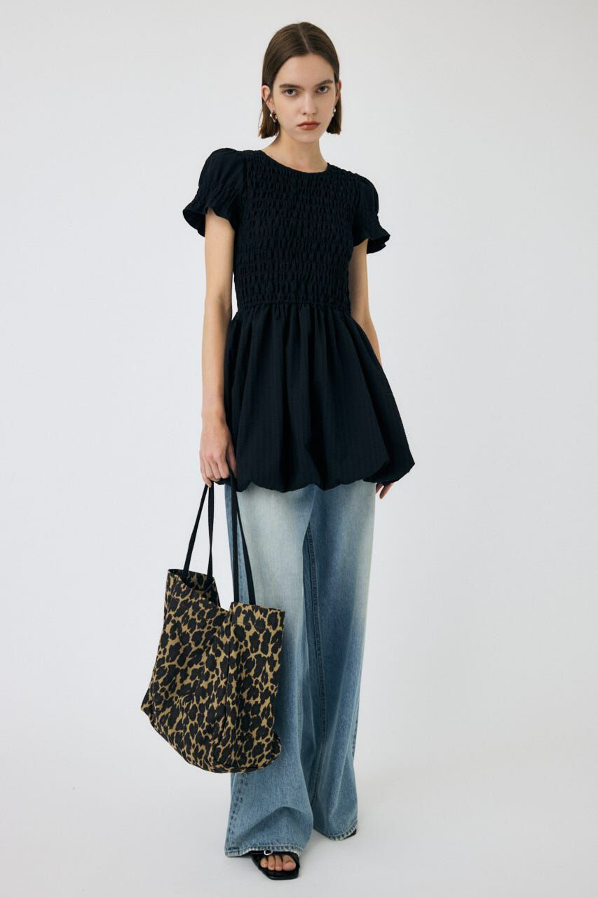 MOUSSY「GATHER BALLOON ミニドレス」|ワンピース|