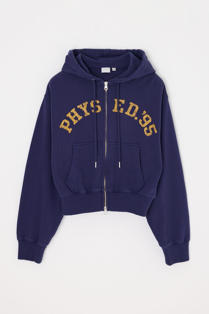 MOUSSY「PHYS. ED. ZIP UP フーディー」|パーカー|NVY