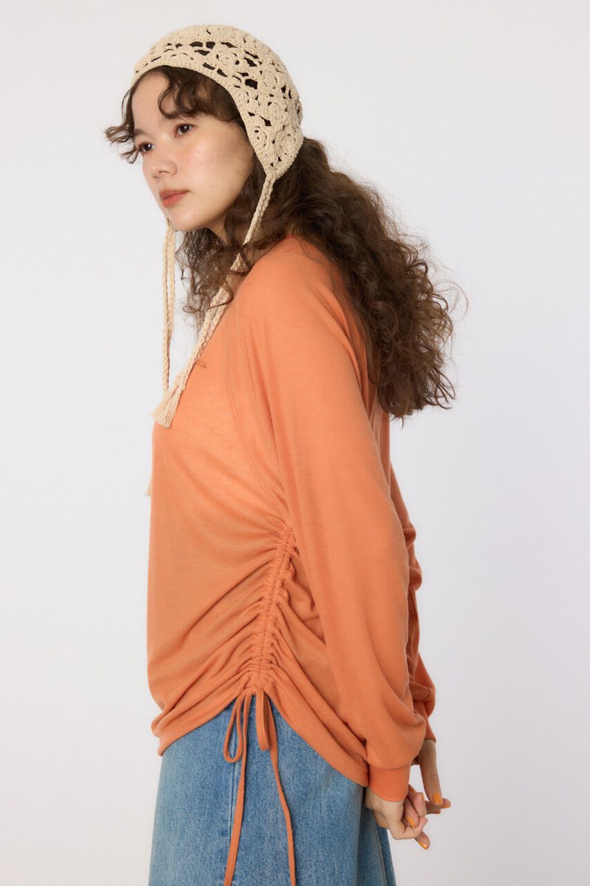 RODEO CROWNS「サイドシャーリングルーズトップス」|Tシャツ・カットソー|