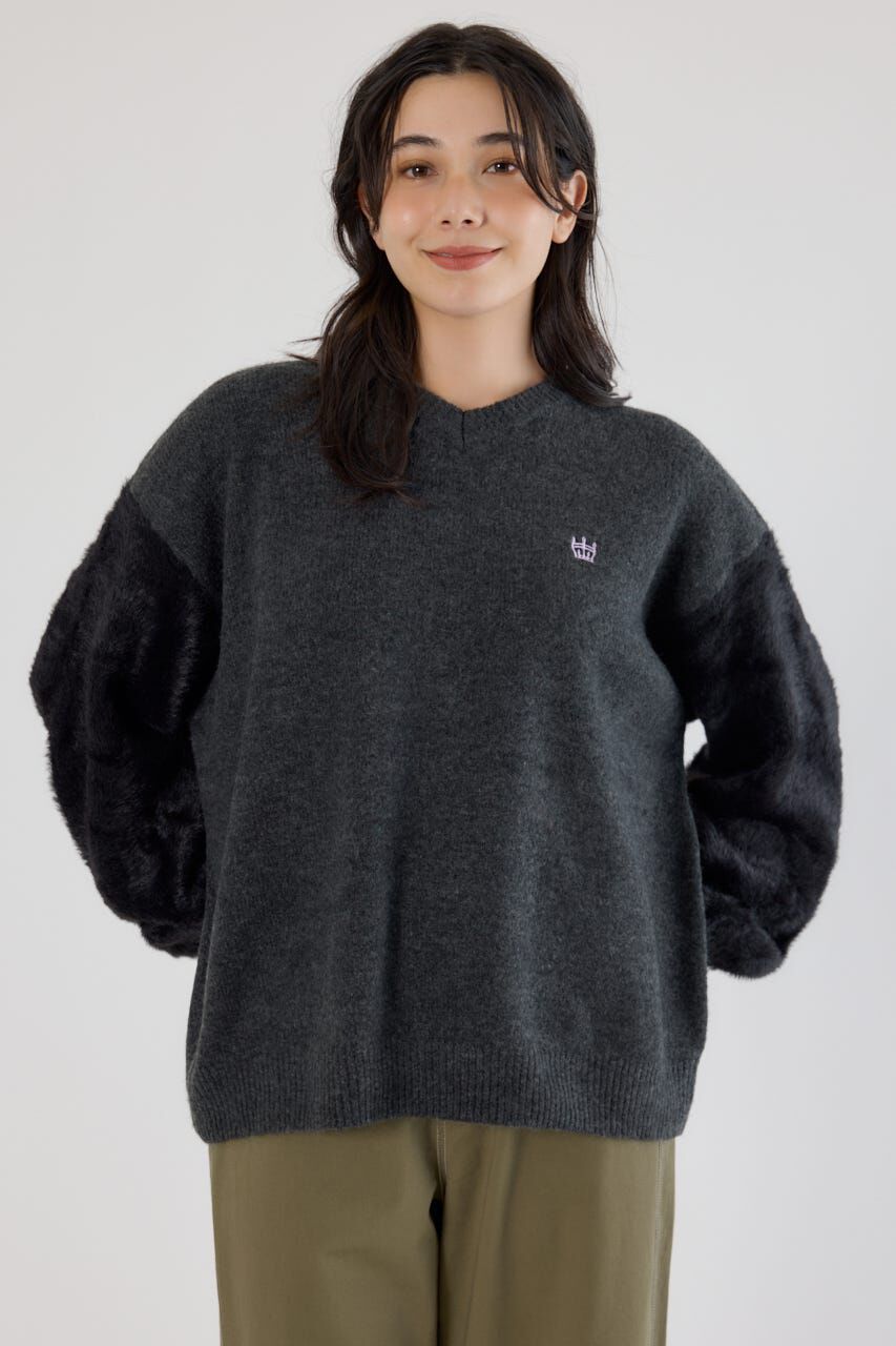 RODEO CROWNS「アームシャギーニットトップス」|ニット・セーター|