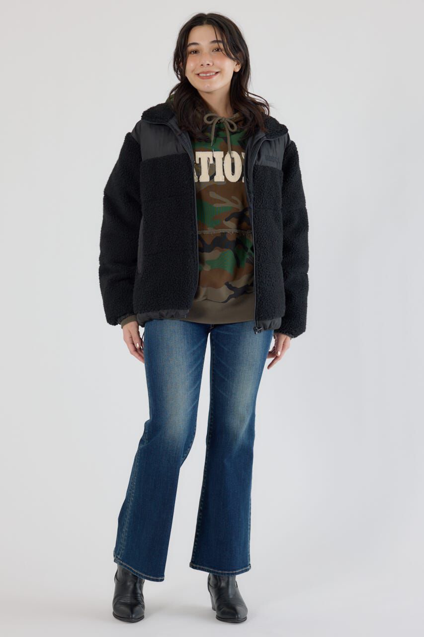 RODEO CROWNS「切り替えボアロゴジャケット」|その他|