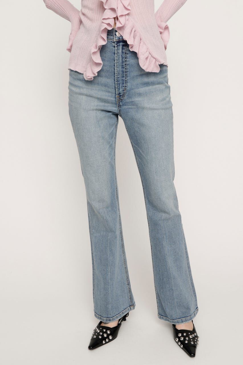 SLY「HW FLARE PT WITH ROICA（R）EF」|デニム|