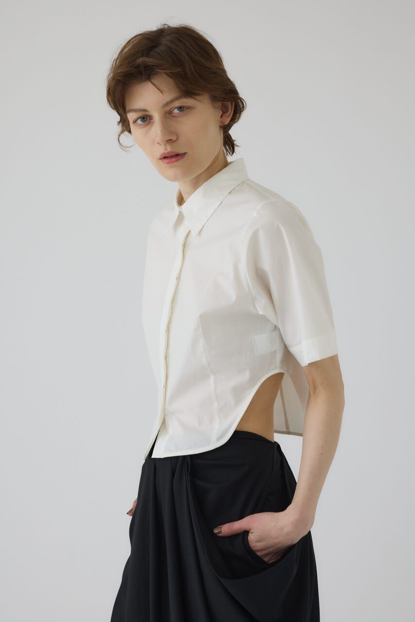 RIM.ARK 「Round hem short SH」|シャツ・ブラウス|