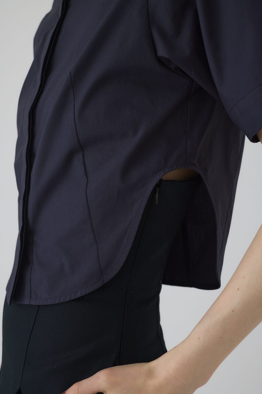 RIM.ARK 「Round hem short SH」|シャツ・ブラウス|