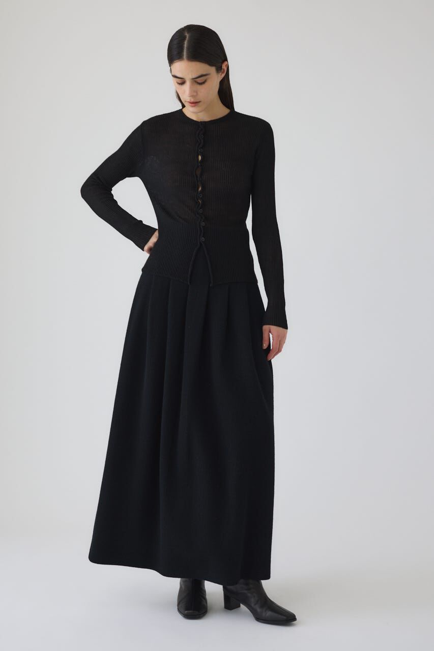 RIM.ARK 「Sheer rib spring knit」|ニット・セーター|